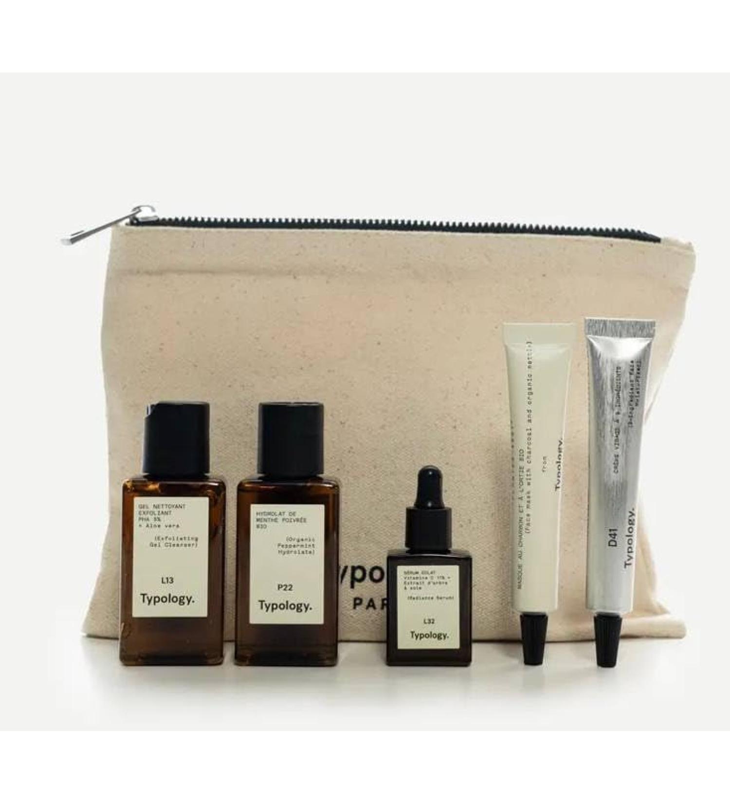 Typology Travel Set - Complete Skincare Routine with 5 Travel-Size Products for Global Shipping - Buy Online on GoSupps.com