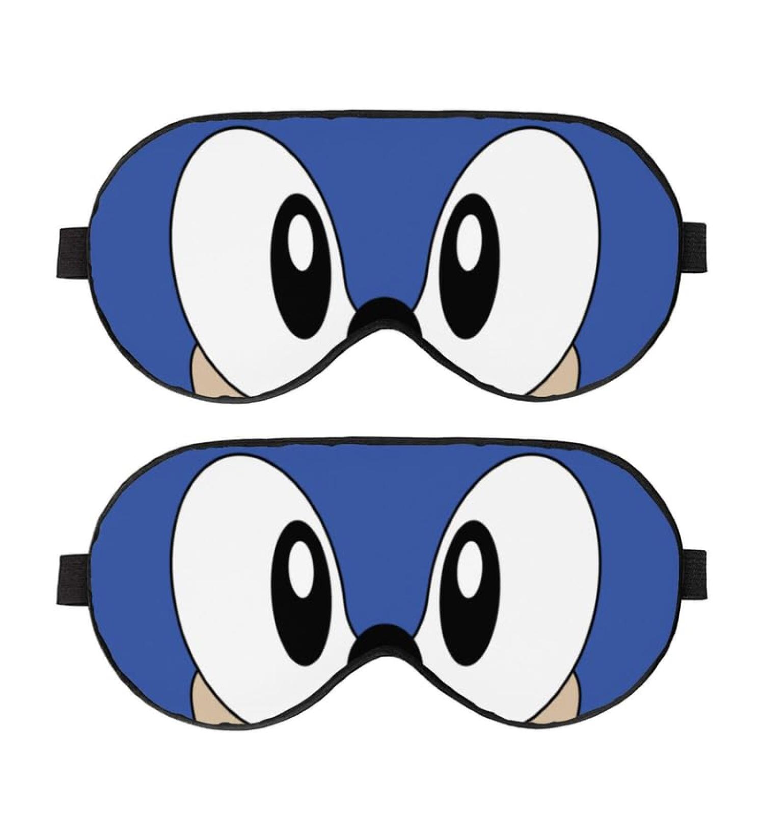 2-Piece Cartoon Eye Mask | Super Soft & Comfortable | Blocks Light & Reduces Eye Bags for Blue Eyes - Buy Online on GoSupps.com