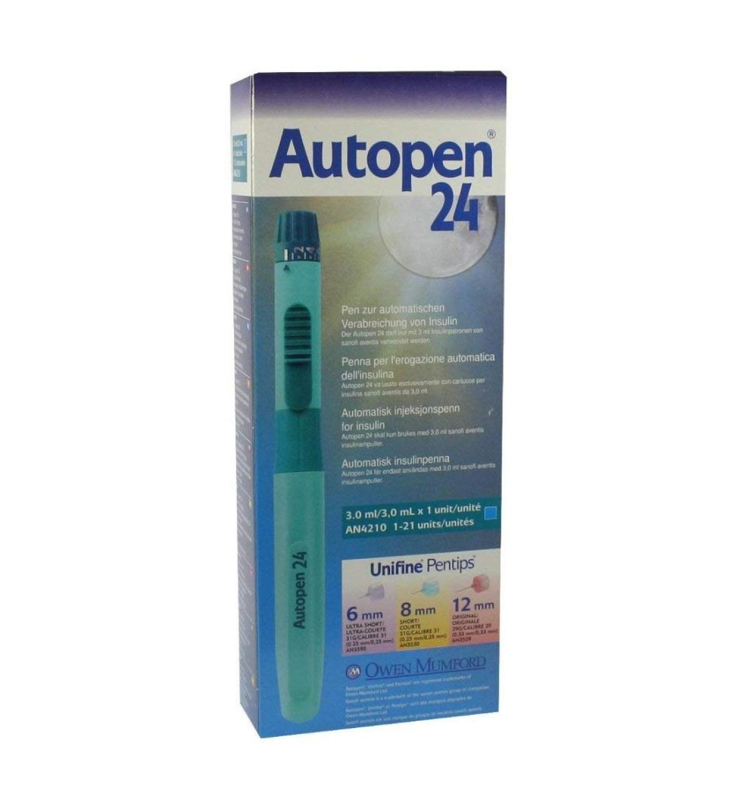 Autopen 24 Ins Pen 3ml 1-21u