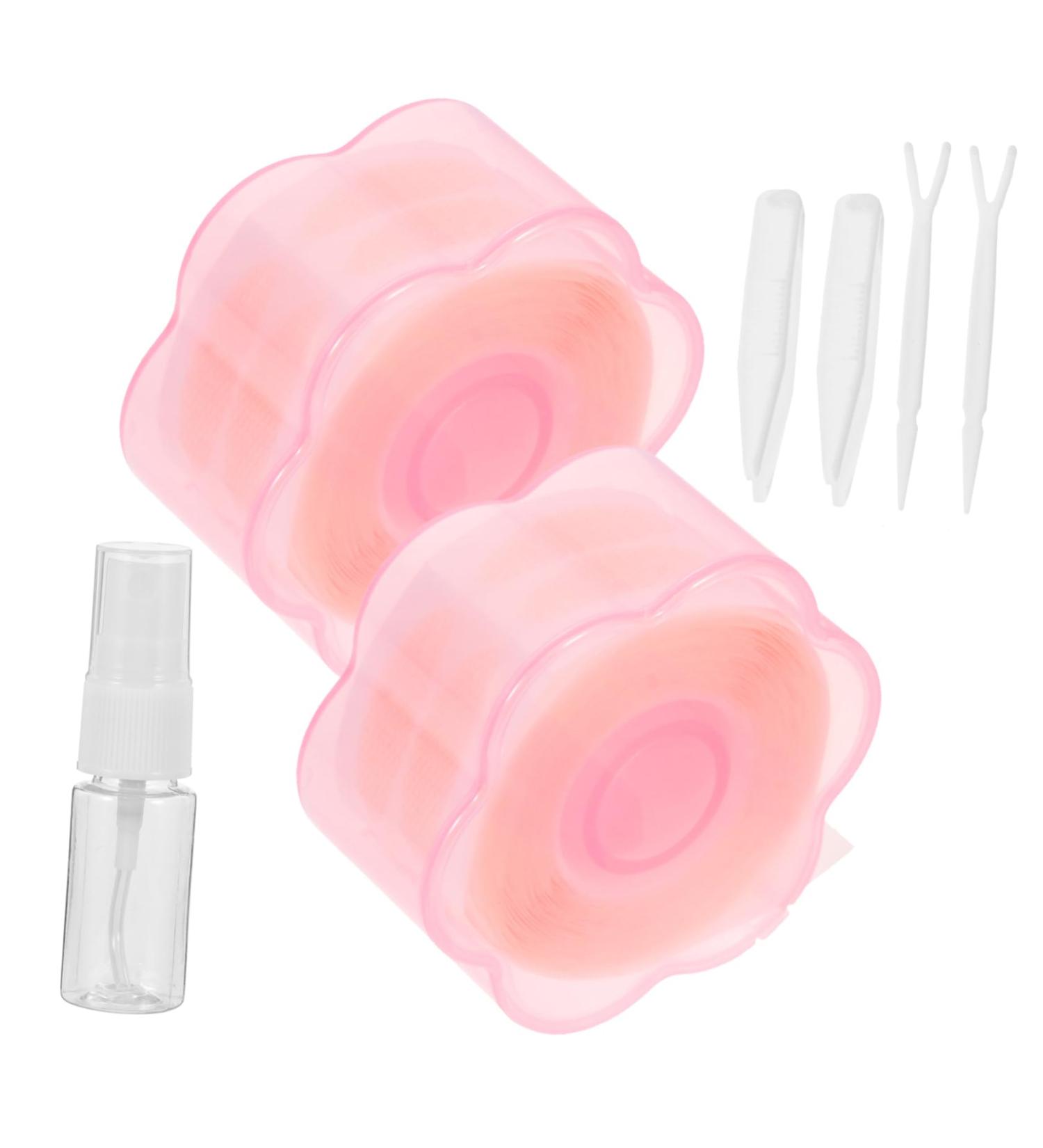 HAPINARY 1 set Beauty Women with Spray Bottle Girl Tapes Double Tape Accessories Lifter Makeup Eye Eyelid 5.3x5.3cm As Shown - Buy Online on GoSupps.com