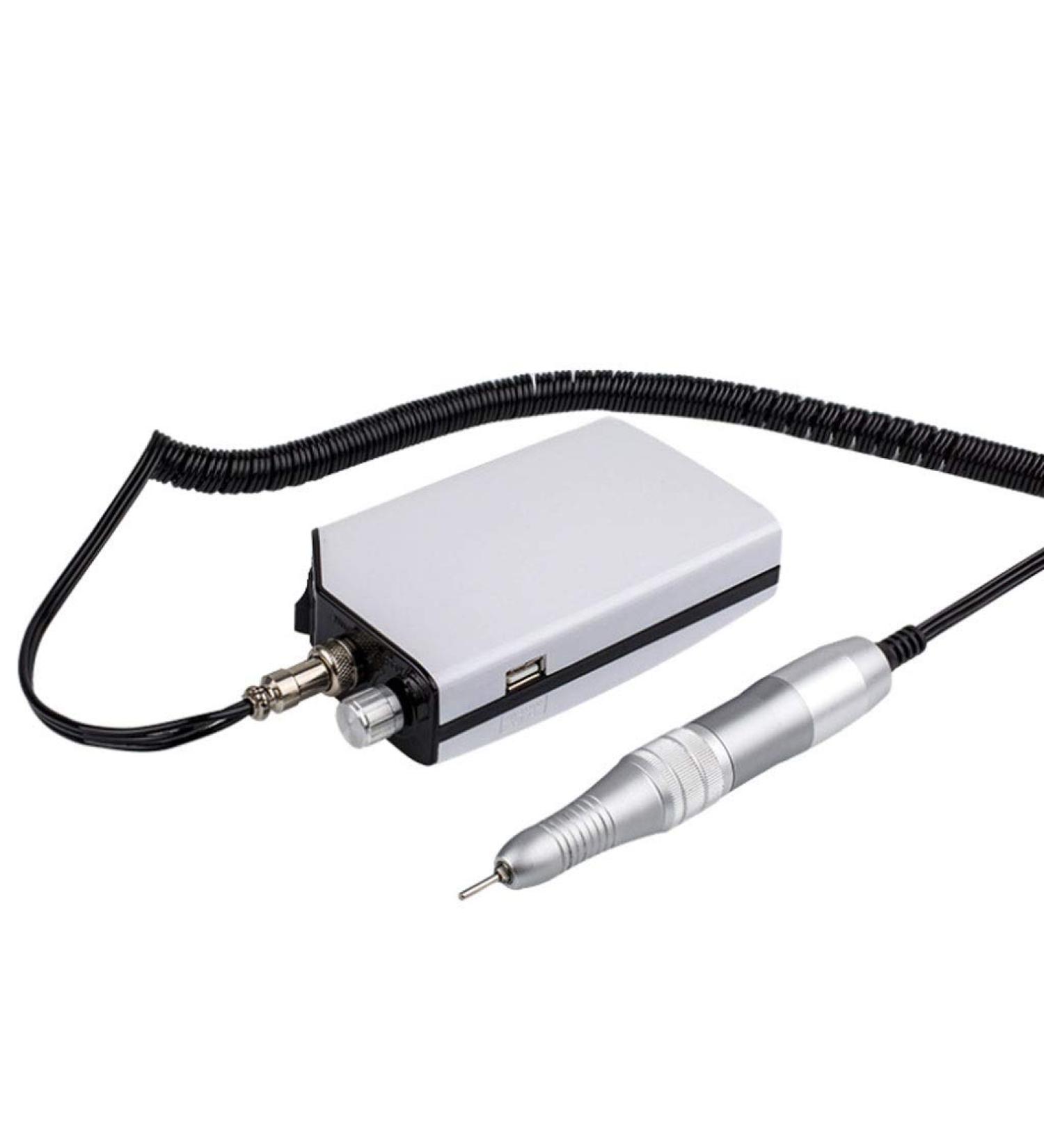 Electric Nail Drill Rechargeable Acrylic Nail Remover Electric Nail Files 30000RPM for Acrylic Nails and Gel Nails Nail Buffer Manicure Pedicure Polishing Tools White - Buy Online on GoSupps.com