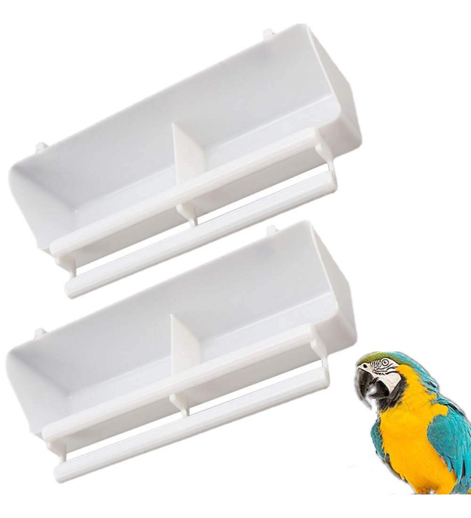 Vinnykud Automatic Bird Feeder & Water Cage - 2 Pack Durable Plastic Hanging Bowls for Birds 21x5x6.5cm | International Shipping Available - Buy Online on GoSupps.com