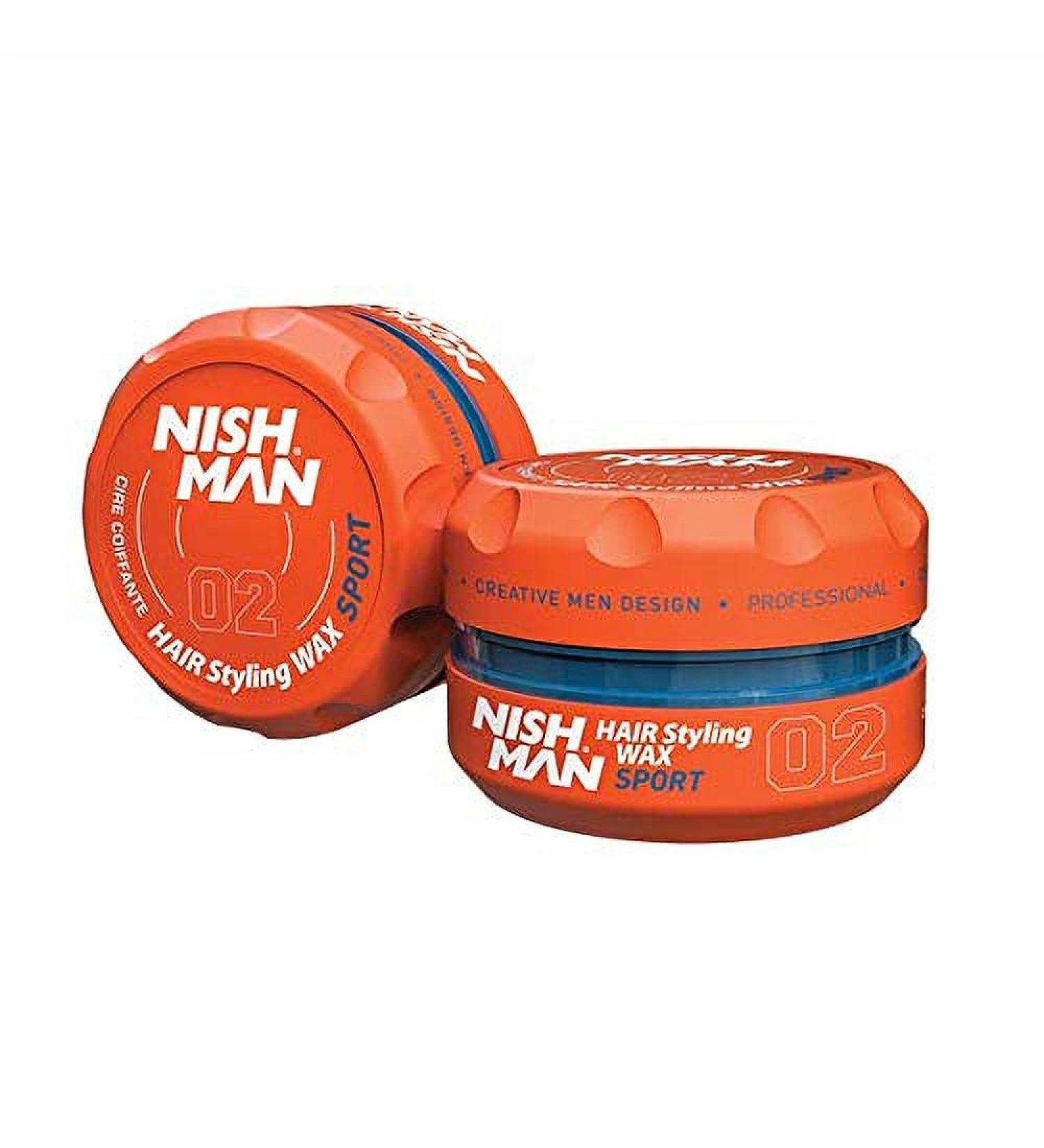 Nish Man Hair Styling Gel 150ml | Ultra Strong Hold for Men | Edge Control, Aqua Wax, & Clay | Sport Scent | Men's Hair Gel - Buy Online on GoSupps.com
