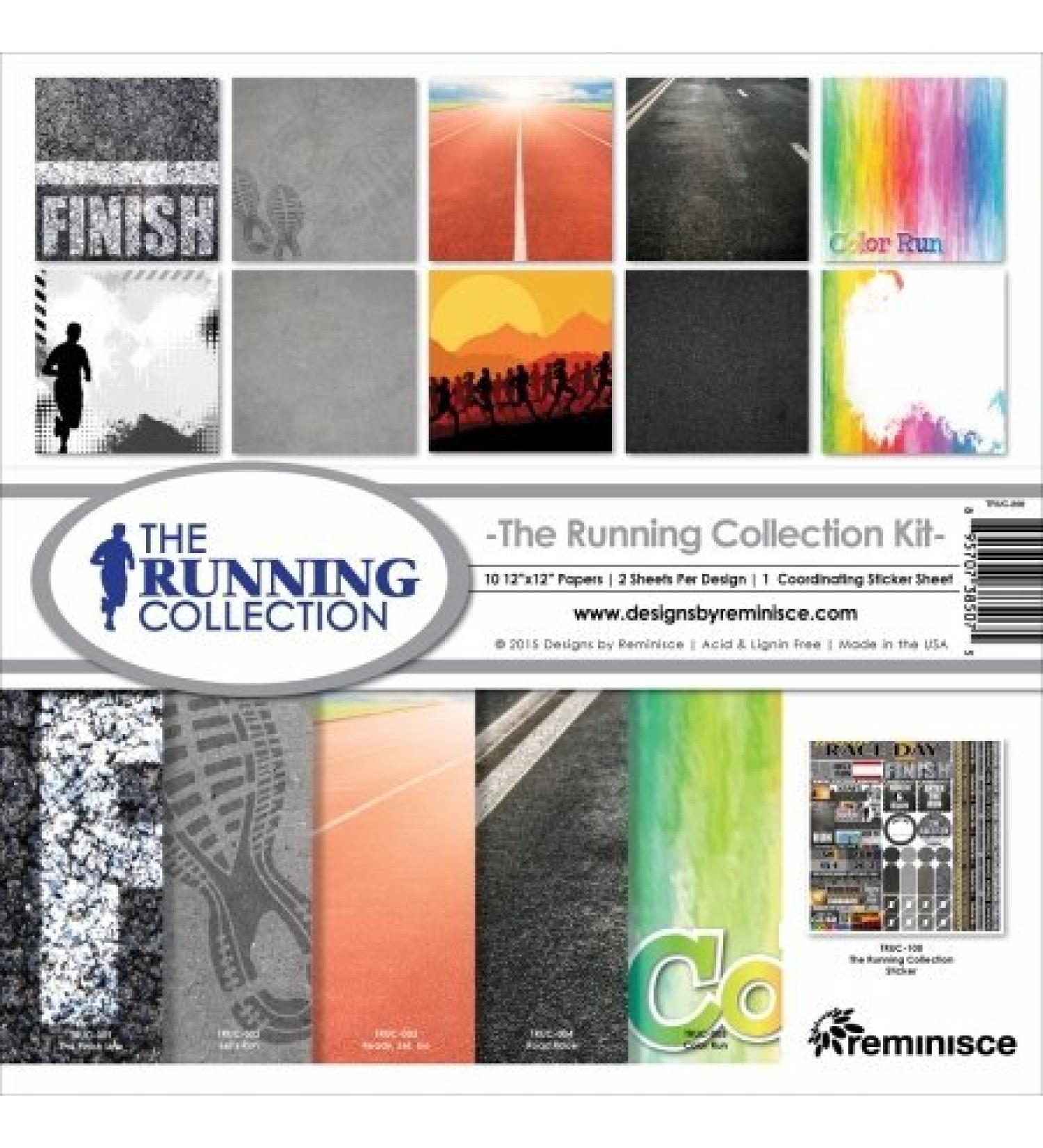 Reminisce The Running Collection Kit  Multicolor  12 by 12  TRUC-200