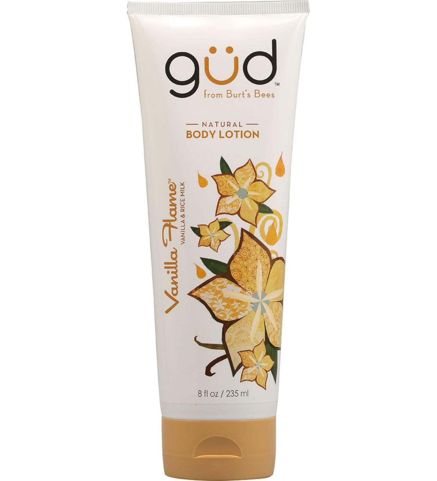 Gud Natural Vanilla Flame Body Lotion 8 fz (Pack of 3)