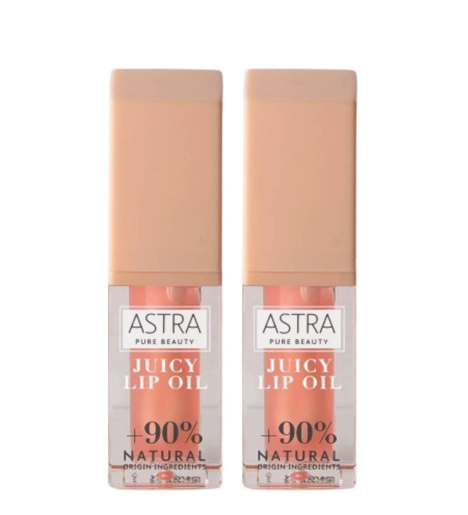  Astra Astra Pure Beauty Juice Lip Oil Lip Gloss (01 Peach 2 Units) - Buy Online on GoSupps.com