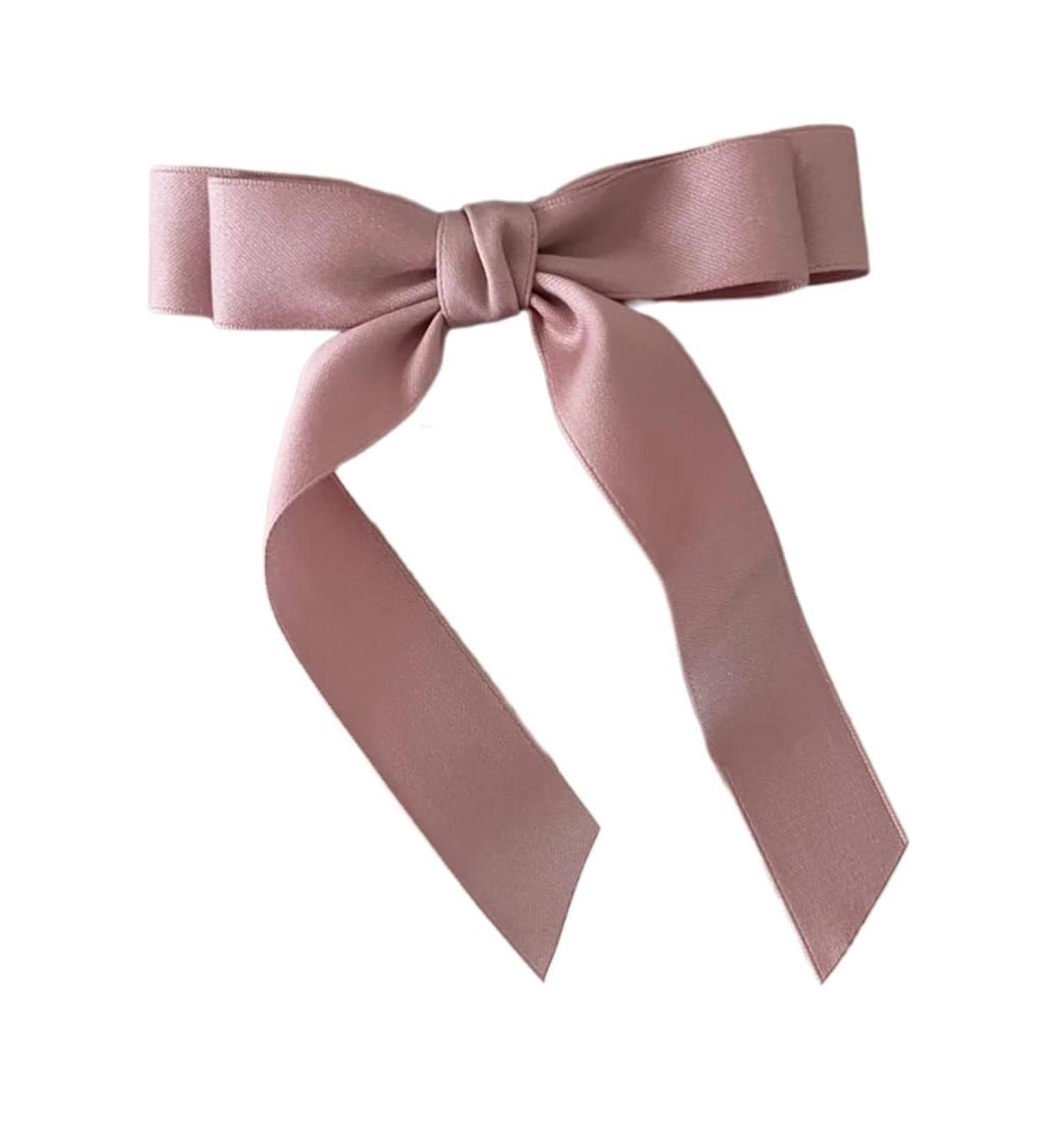 xbiez Braids Hair Clip for Hot Girl Long Ribbon Layered Bowknot Shape Hair Barrettes Ponytail Hair Barrettes for Teens Girl Pink - Buy Online on GoSupps.com