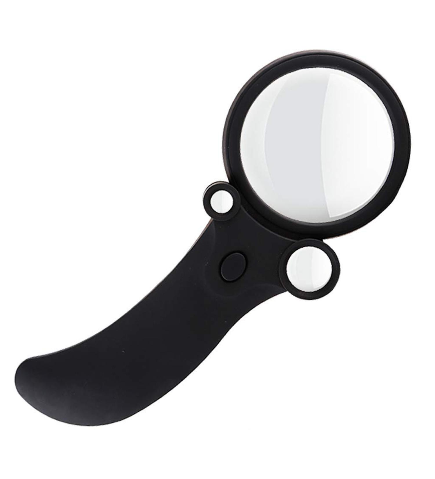 Handheld Magnifying Glass with LED Lights 2.5-55 Times HD Reading for The Elderly Made in China - Buy Online on GoSupps.com