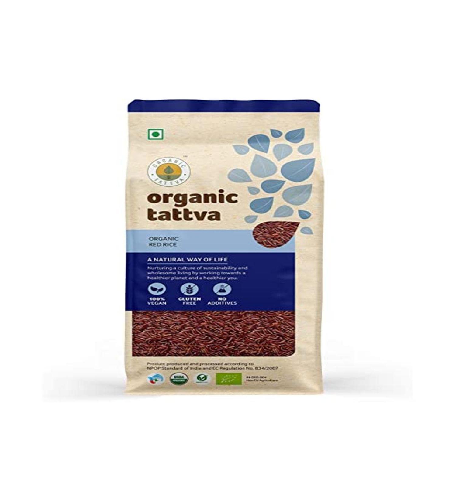 Organic Red Rice 1 Kg Certified by USDA
