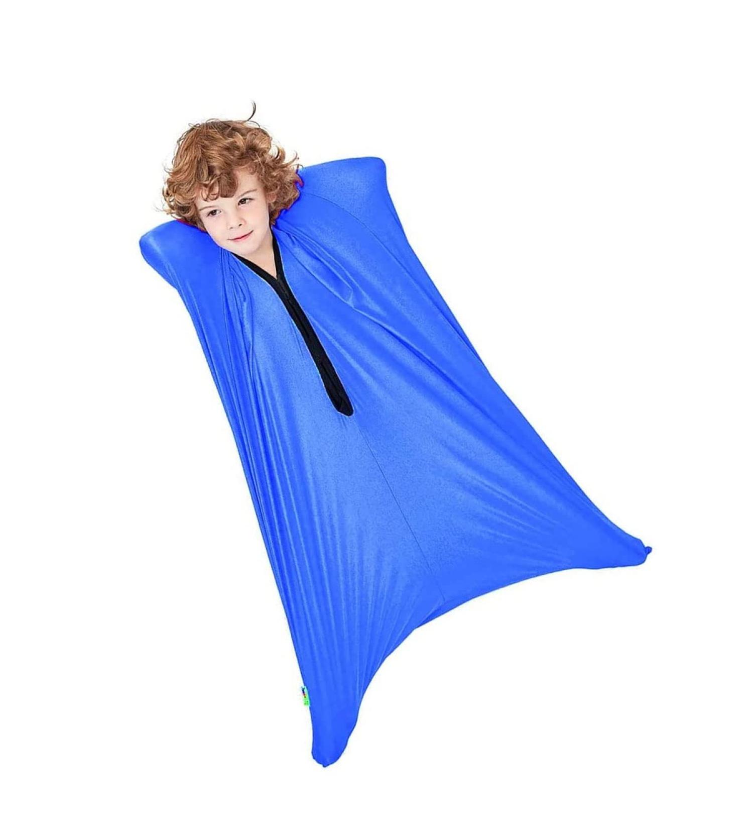 GADULU Compression Body Sock for Autism & Sensory Processing, XL/X-Large-74*165cm Blue - Stress Relief Toy for Children & Adults - Buy Online on GoSupps.com