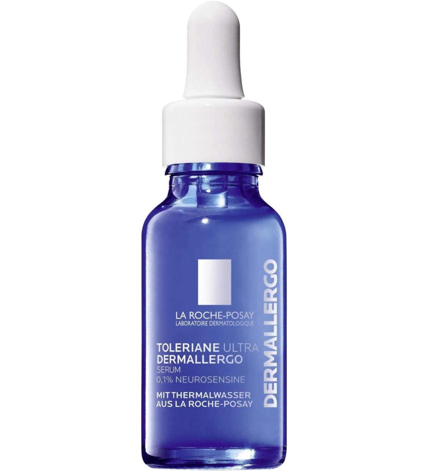 La Roche-Posay Allergy Relief Hydrating Serum Toleriane Ultra Dermallergo Serum for Allergy-Prone Sensitive Skin with Neurosensine Hydrates and Restores Allergic Skin 20ml
