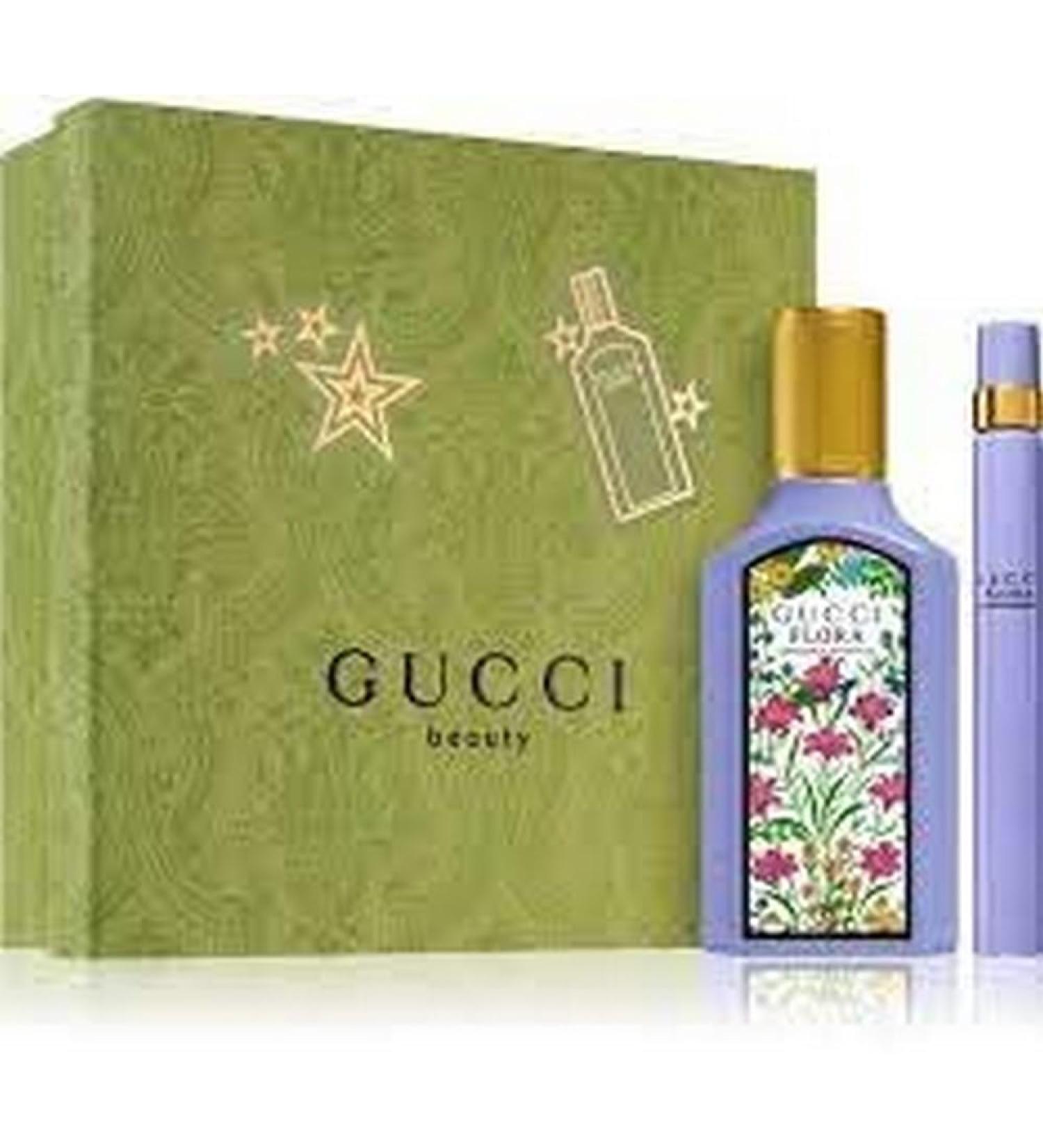 Gucci Flora Gorgeous Magnolia for Women - 2 Pc Gift Set 1.6oz EDP Spray 0.33oz EDP Spray