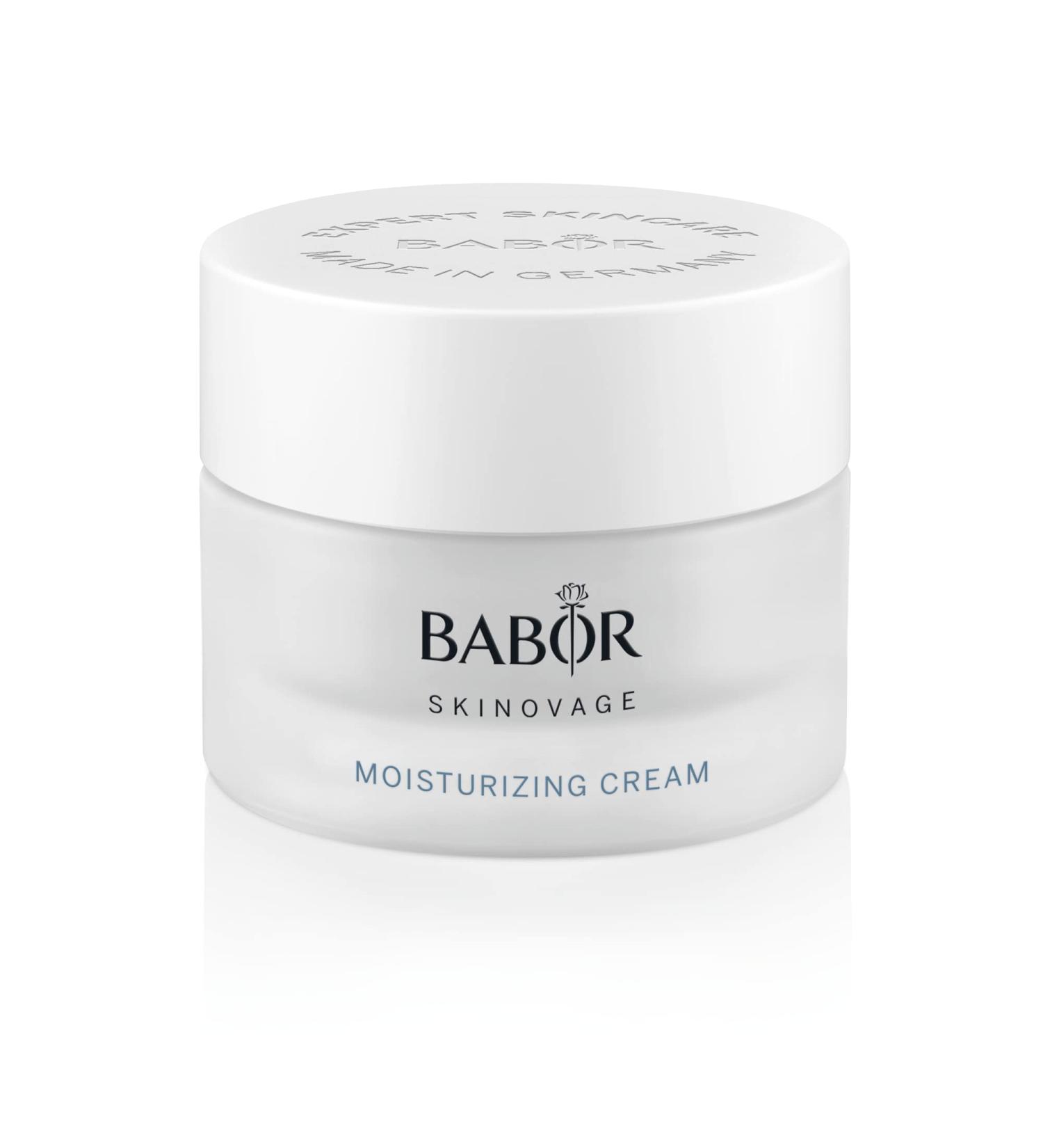 BABOR Skinovage Moisturizing Cream Face Cream for Dry Skin Intensive Moisturizing Care with Hyaluronic Acid Vegan Formula 50 ml - Buy Online on GoSupps.com