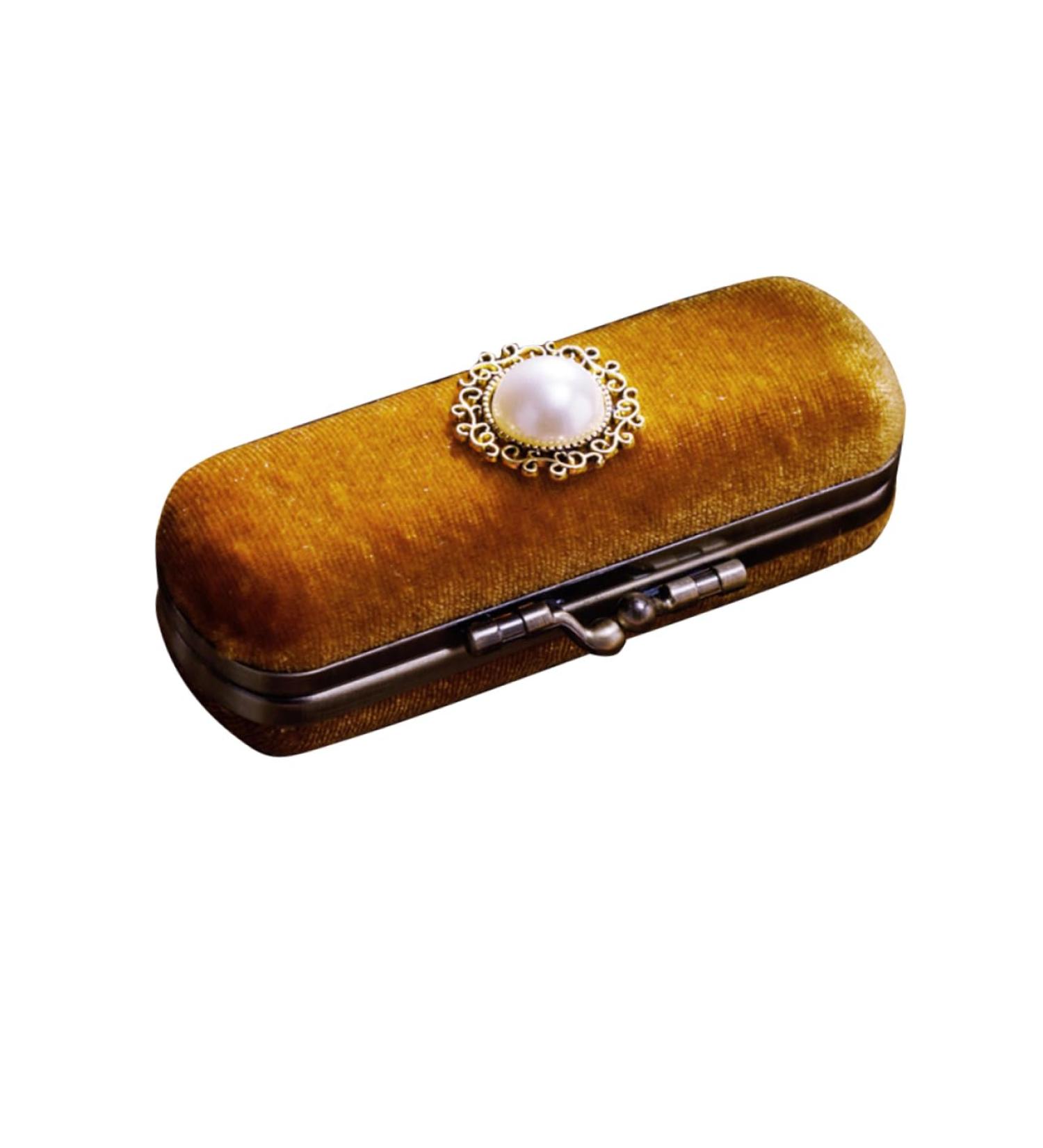  HONMEET Lipstick Box Lipstick Organizer Lip Sleeves Lip Gloss Pocket Cosmetic Mirror Travel Lip Holder Antique Chandelier - Buy Online on GoSupps.com