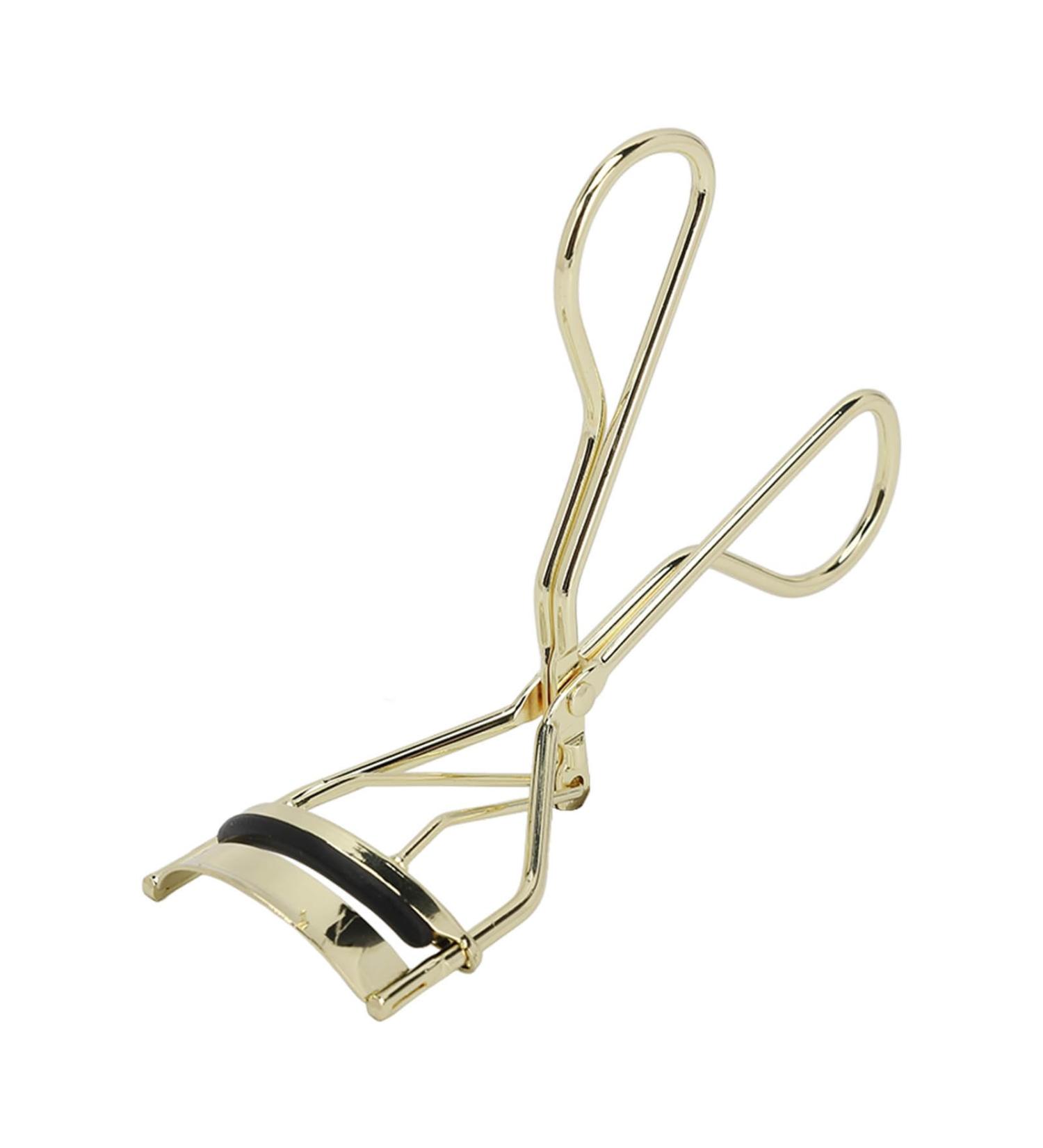 Zetiling Stainless Steel Eyelash Curler - Wide Angle Curvature Comfortable Handle & Elastic Adhesive Strip for Perfect Fit | International Shipping - Buy Online on GoSupps.com