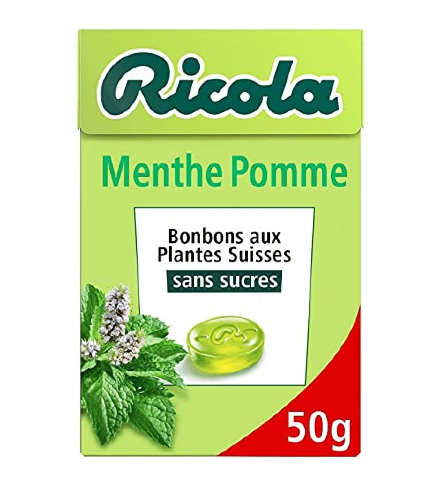 Ricola Sugar Free Apple Mint 50 g - Pack of 3 - Buy Online on GoSupps.com