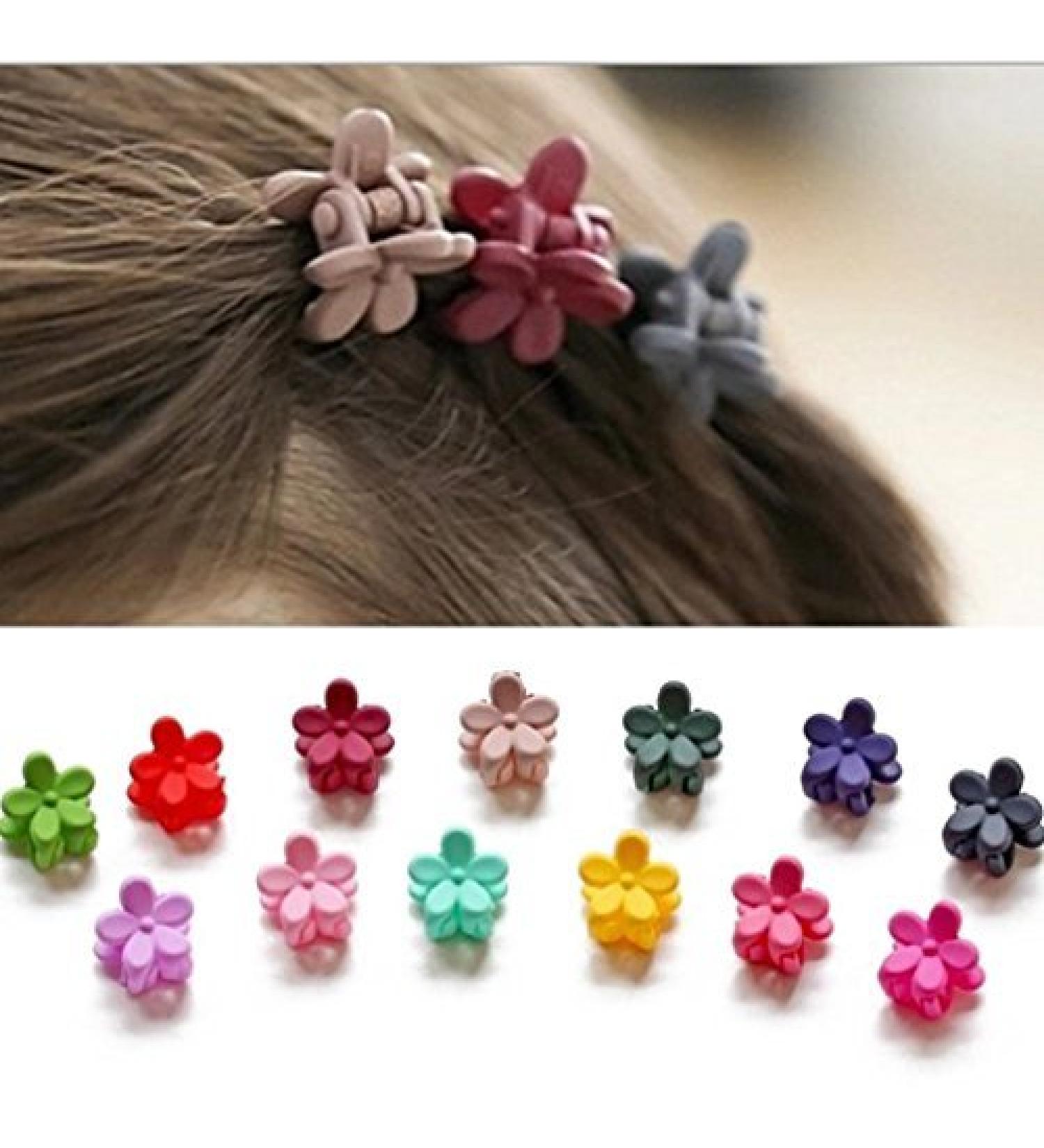 30-Piece Assorted Color Mini Hair Claw Clips for Little Girls - Kid Hair Accessories - Buy Online on GoSupps.com