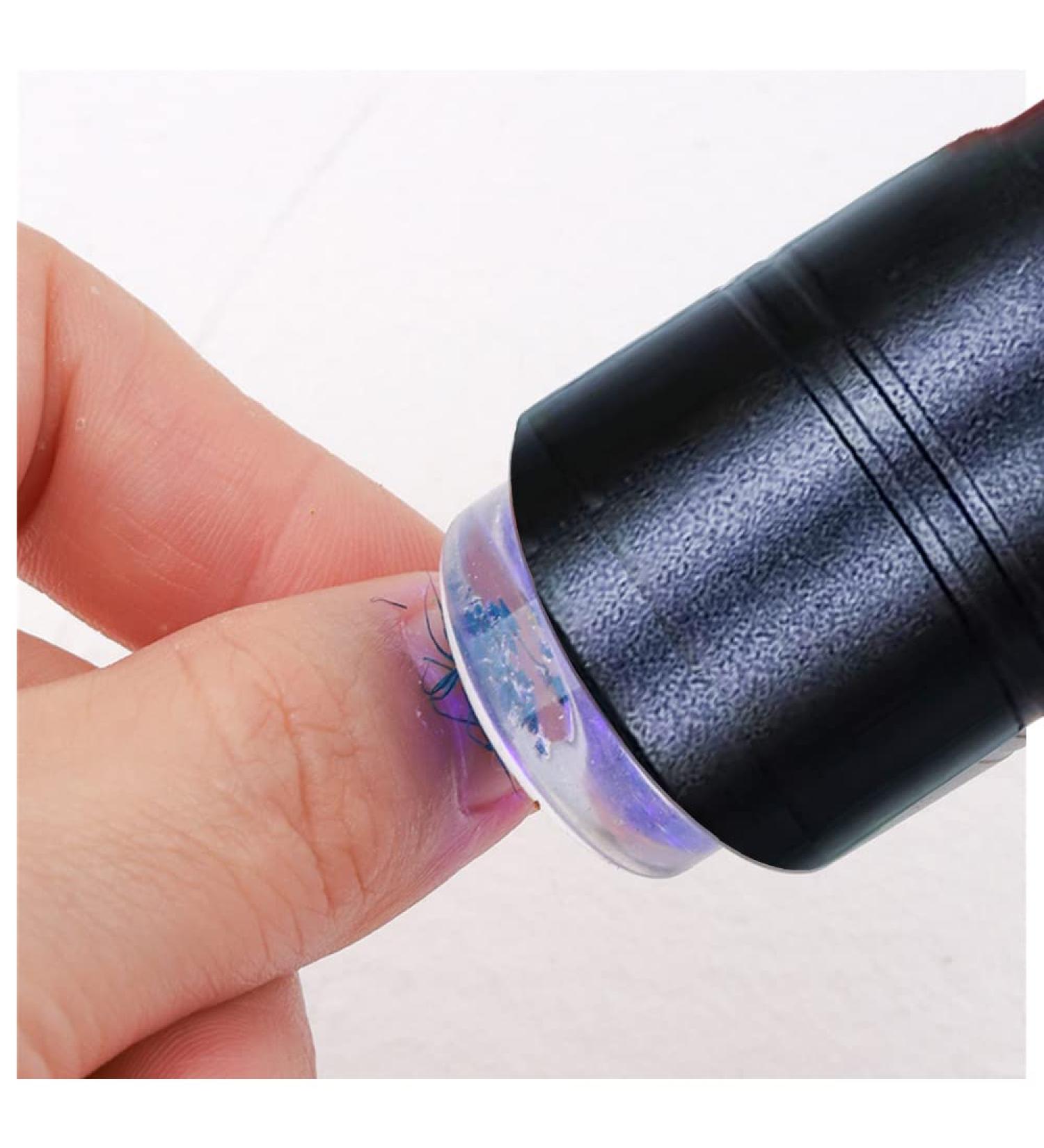 Mini LED Nail Dryer UV Flashlight - 15s Fast Drying Gel Light & Sensor Nail Lamp (Black) - Perfect for Quick Nail Polish Hardening - Buy Online on GoSupps.com