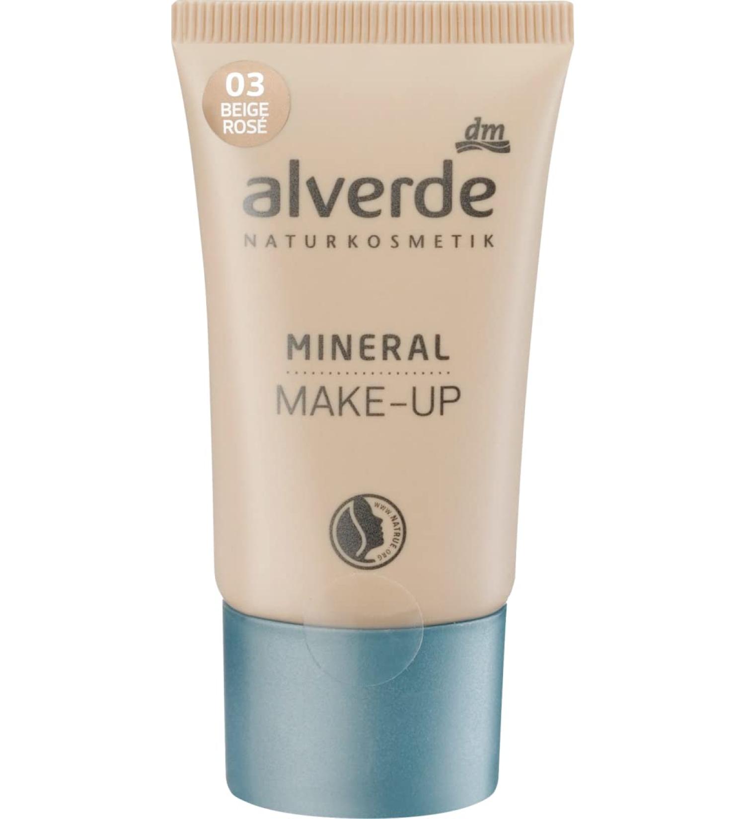 alverde Vegan Natural Cosmetics - Mineral Makeup Beige Pink 3 - 30 ml