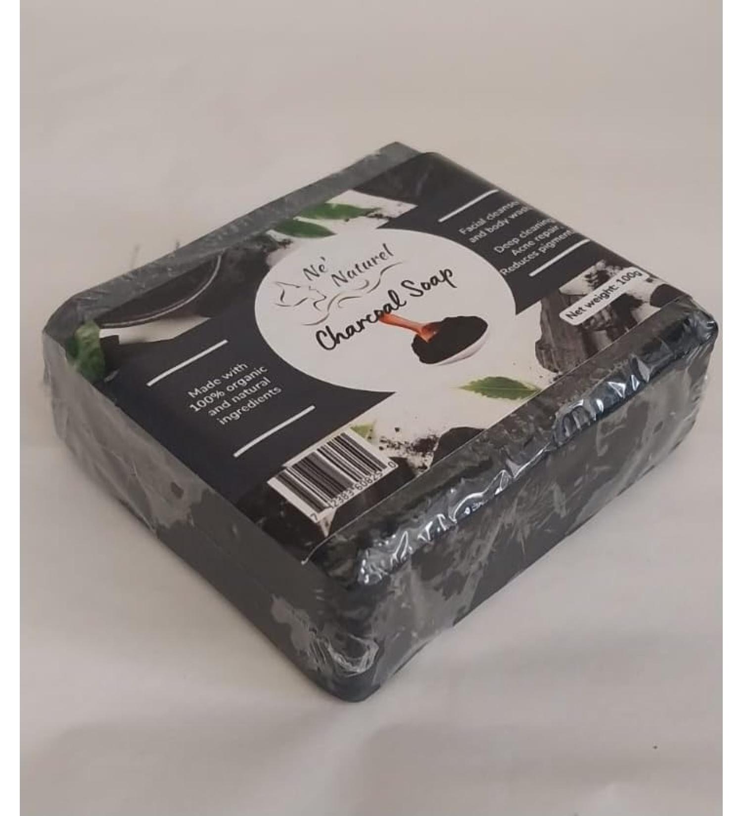 Activated Charcoal Soap Bar for Oily Skin and Acne Treatment Made with Natural Aloe Vera 4 OZ