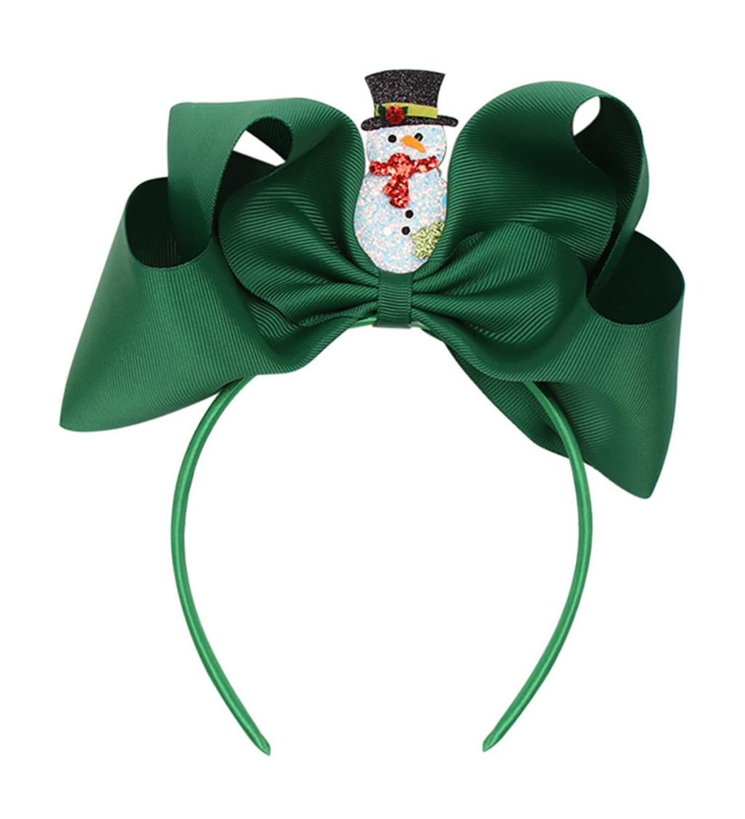 hgnxa Elk Hair Bands s Big Headband Snowman Headbands Christmas Party Decoration Supplies Holiday Hair Styling s Green - Buy Online on GoSupps.com