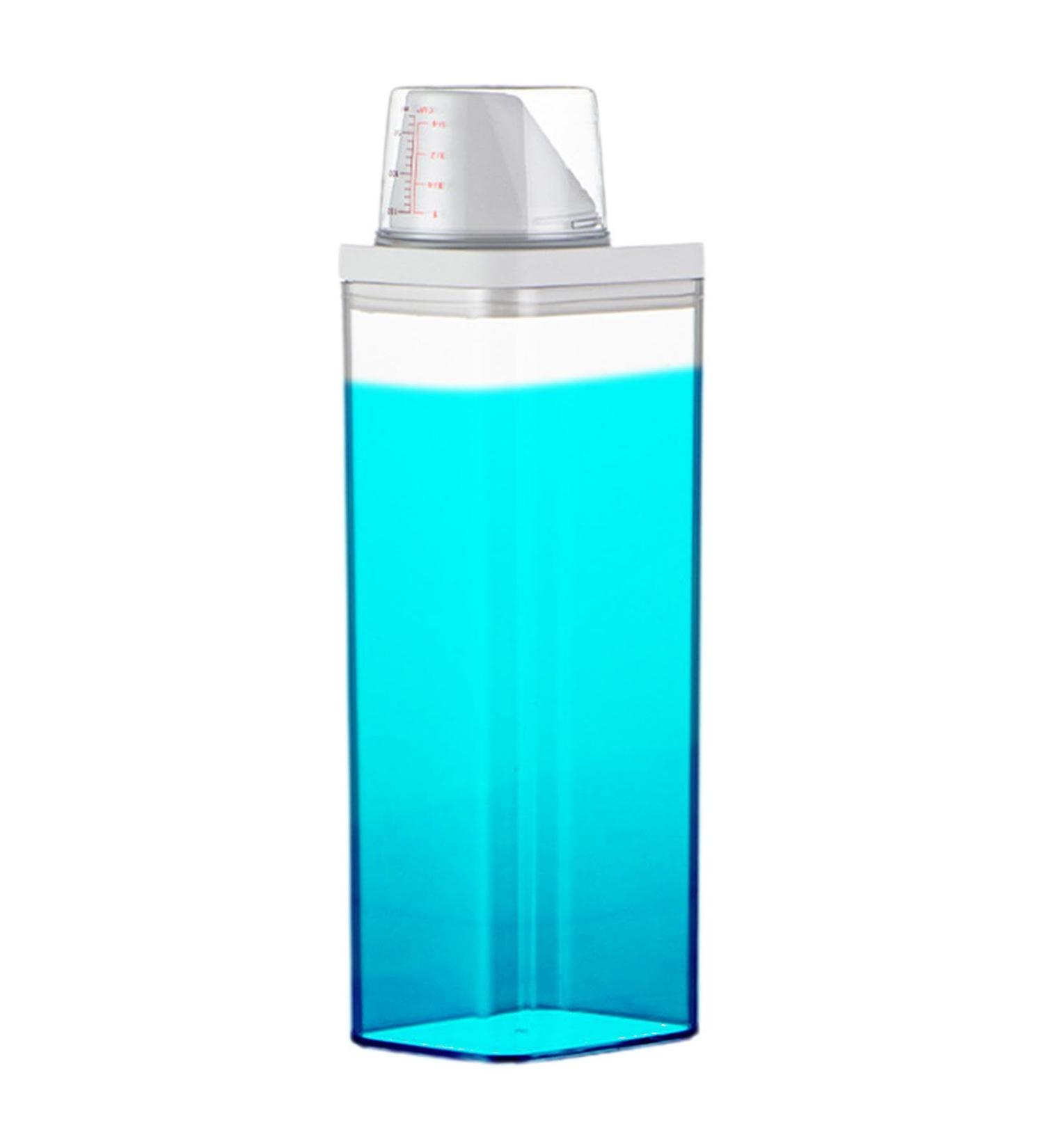 1900ml Laundry Detergent Dispenser Fabric Softener Dispenser Laundry Soap Containers Liquid Detergent Soap Dispenser for Laundry Room Organization Laundry Powder Clear Organizer - Buy Online on GoSupps.com