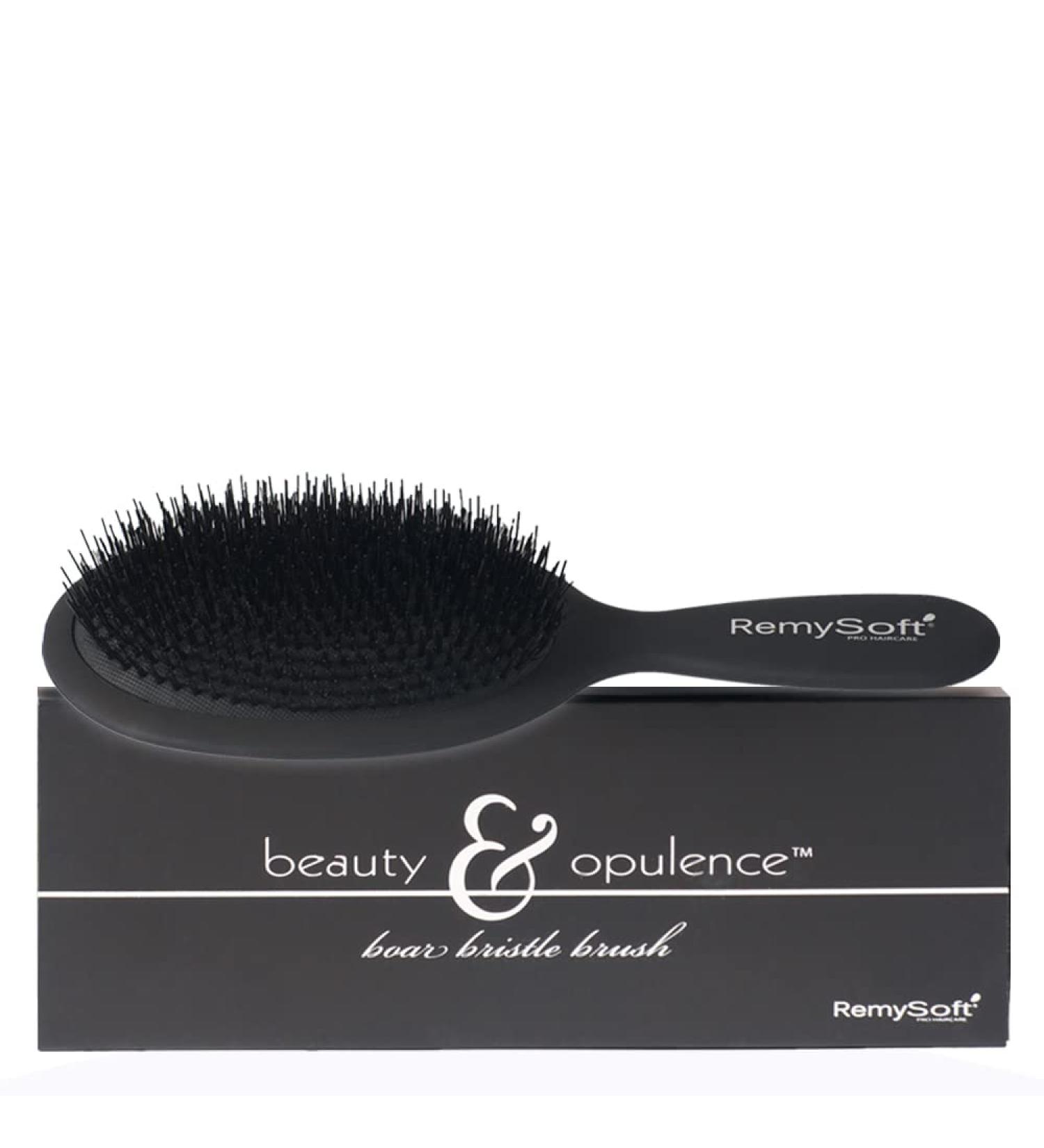 RemySoft Beauty & Opulence Boar Bristle Brush - Hair Extension, Weave, & Wig Safe - Buy Online on GoSupps.com
