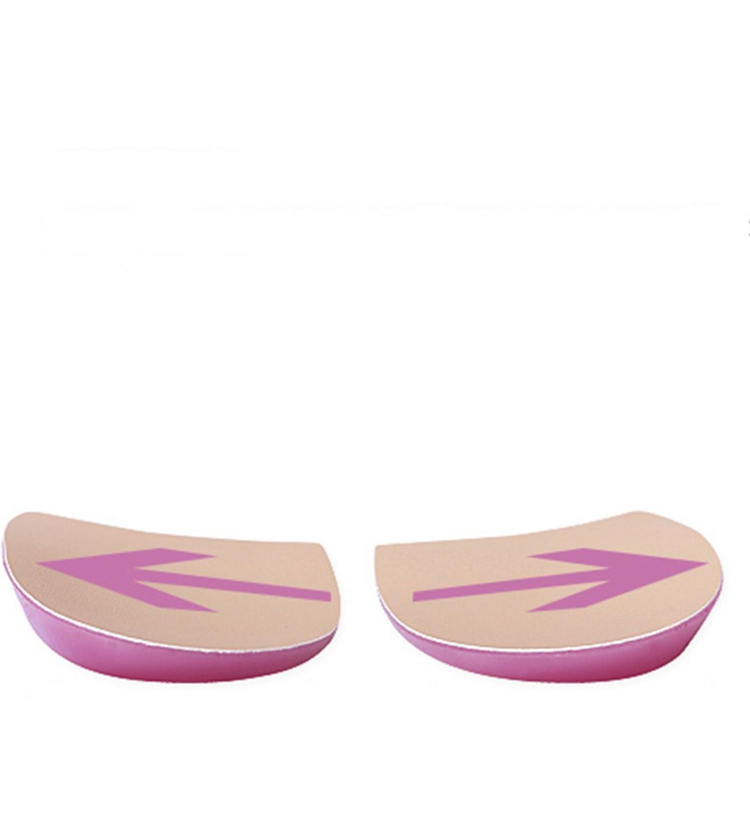Buy Healifty O/x Type Line Orthopedic Support Insoles - Medial Heel Wedge Silicone Sheets for Corrective Leg Support (Beige & Pink) - Buy Online on GoSupps.com