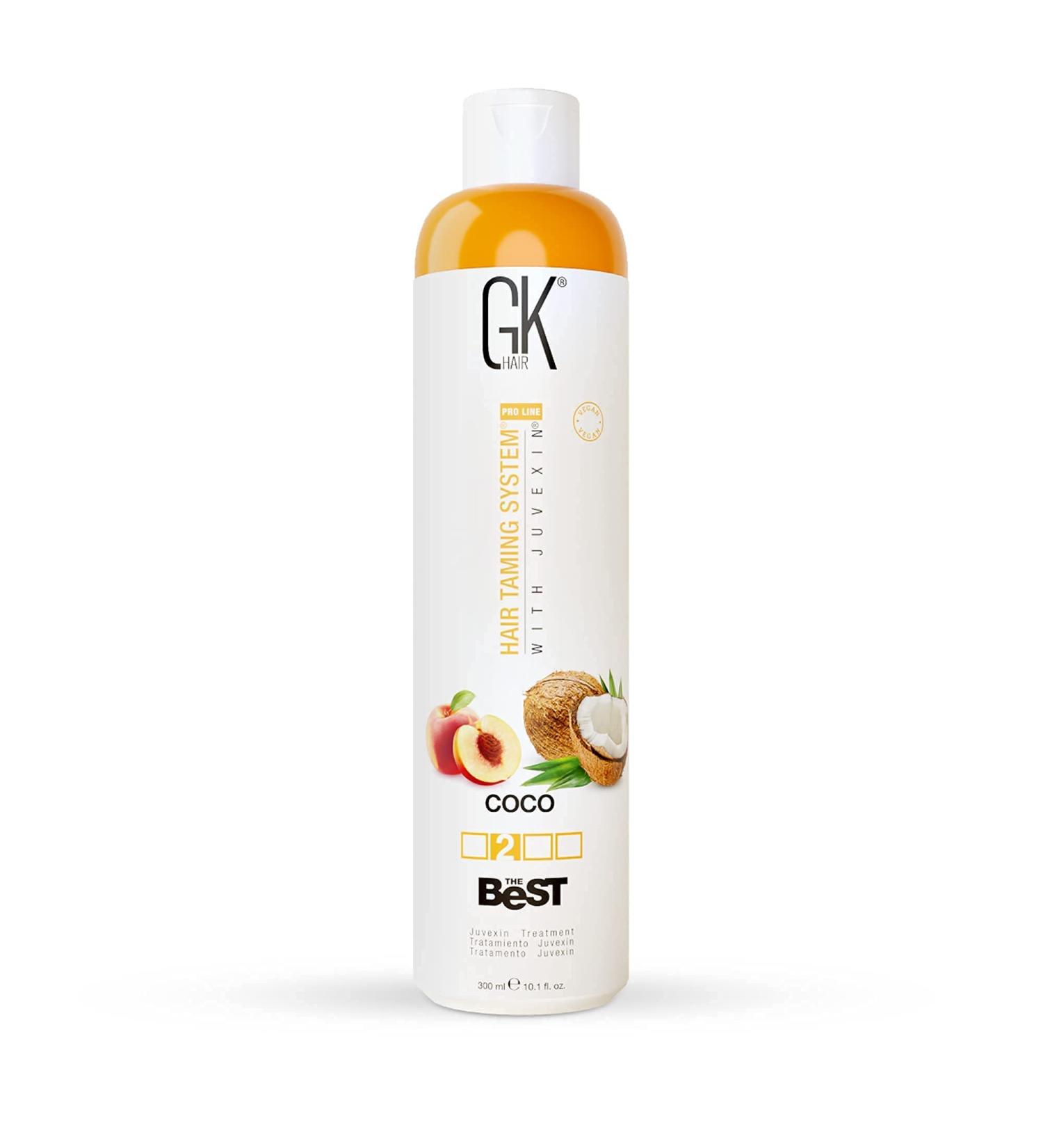 GK Hair Global Keratin Coco Treatment 300ml | Vegan Brazilian Blowout for Silky Smooth Hair - Buy Online on GoSupps.com