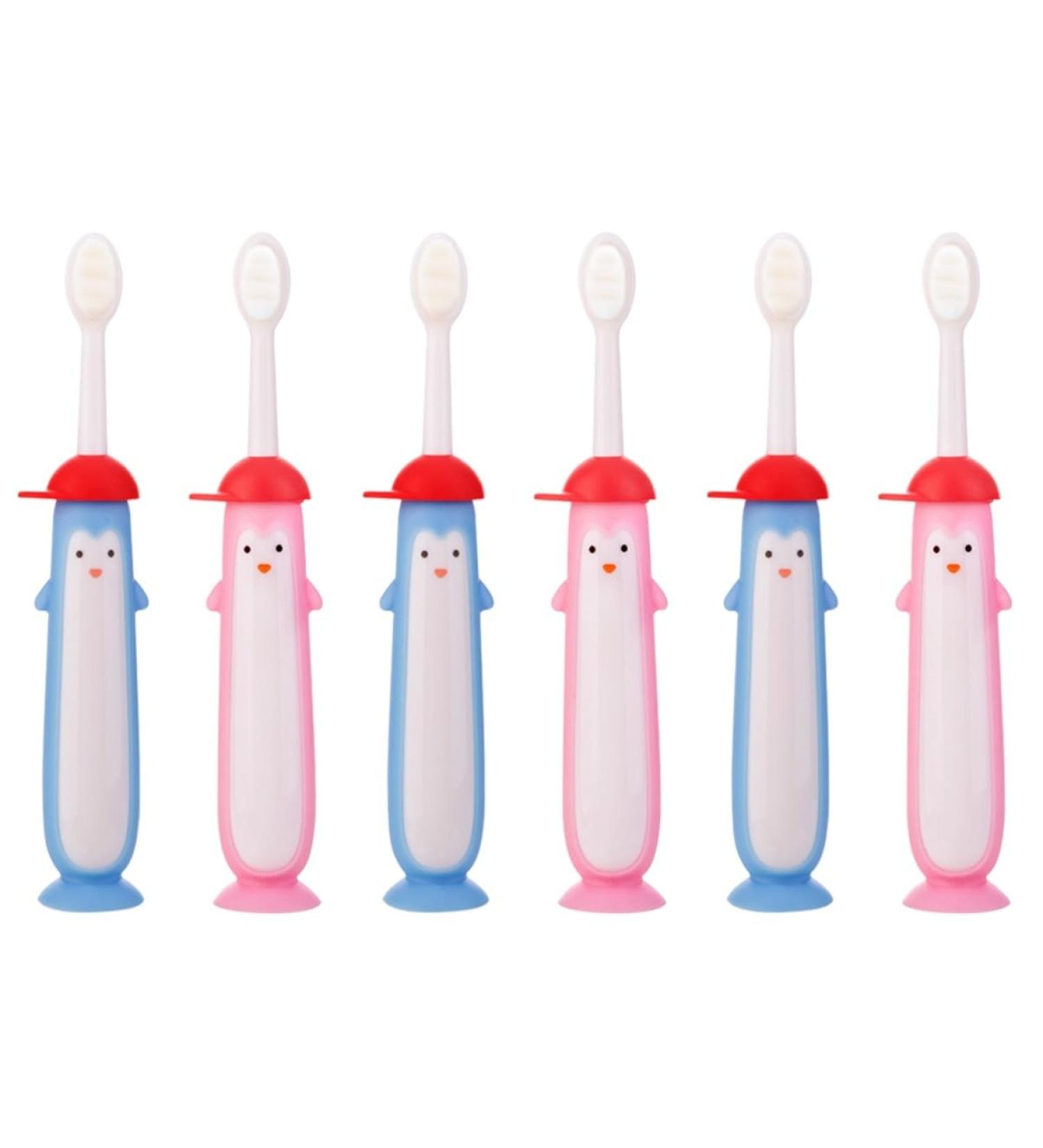 Beavorty 6 Pcs Kids Travel Toothbrush Set - Durable Manual PP Accessories for Children - Buy Online on GoSupps.com