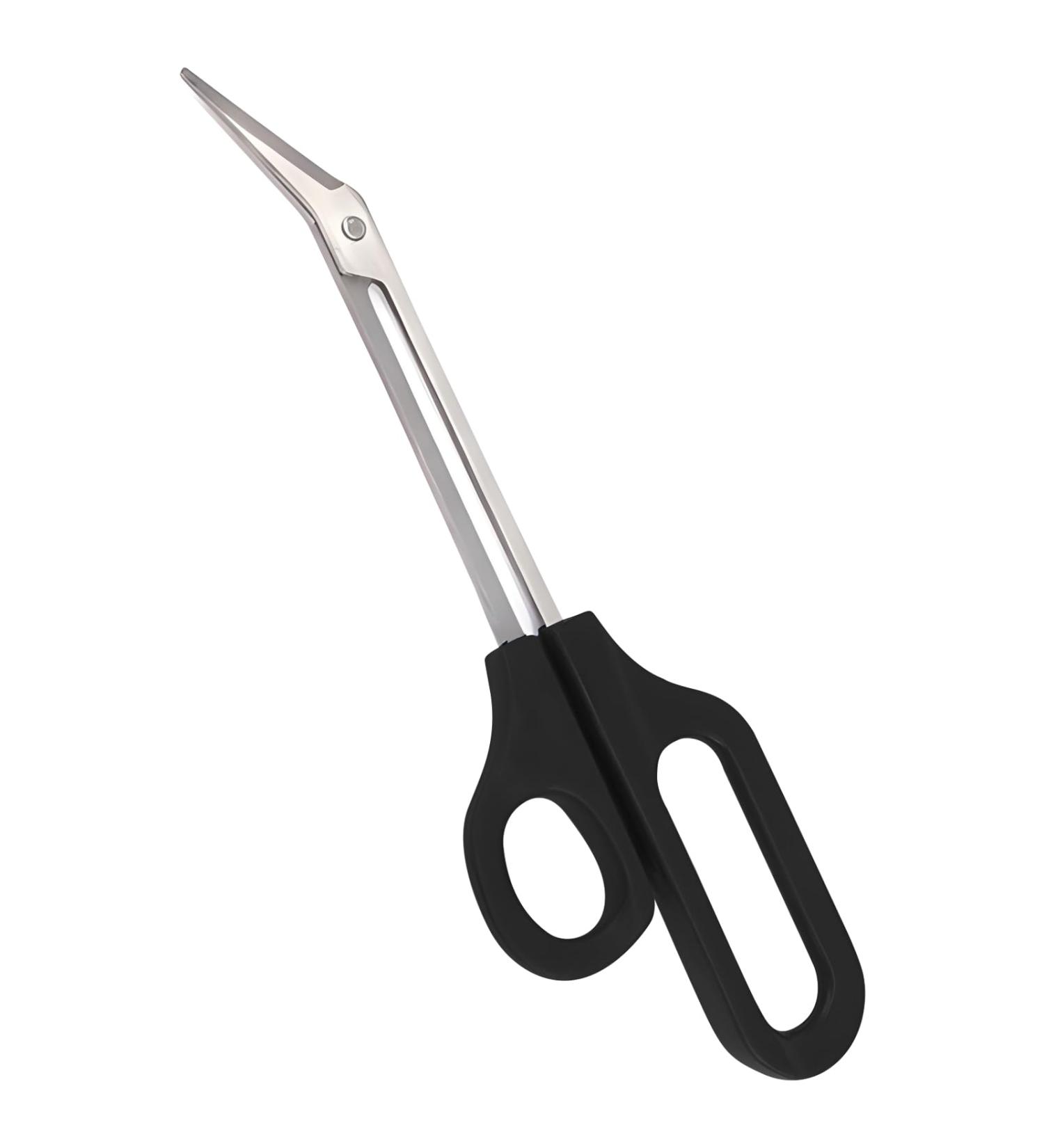 8.3 Inch Long Handle Toenail Scissors - Best Toenail Clippers for Thick Nails & Seniors - Easy Reach Black Tool - Buy Online on GoSupps.com