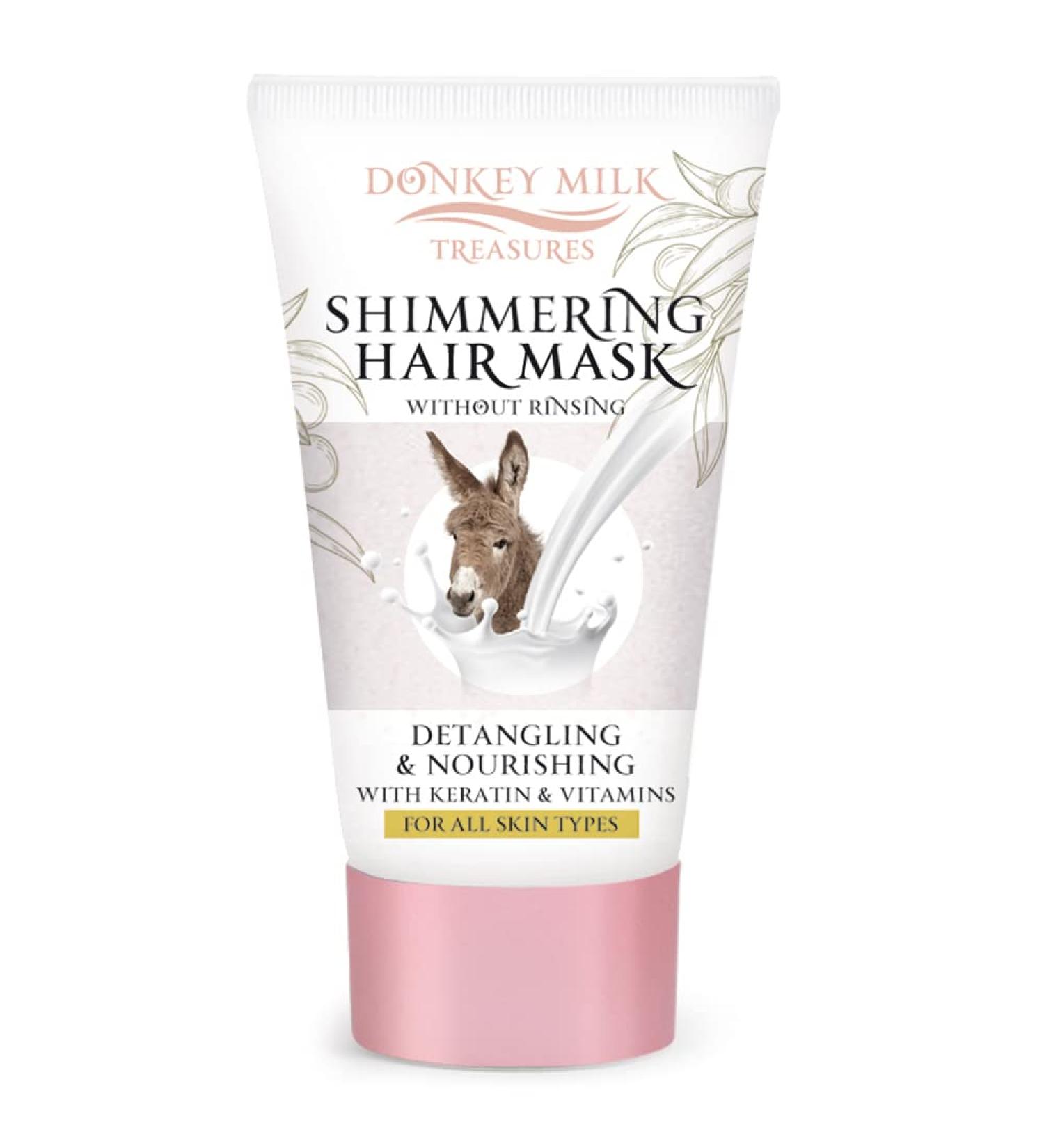 Pharmaid Donkey Milk Treasures Shiny hair mask without rinse 100 ml - Buy Online on GoSupps.com