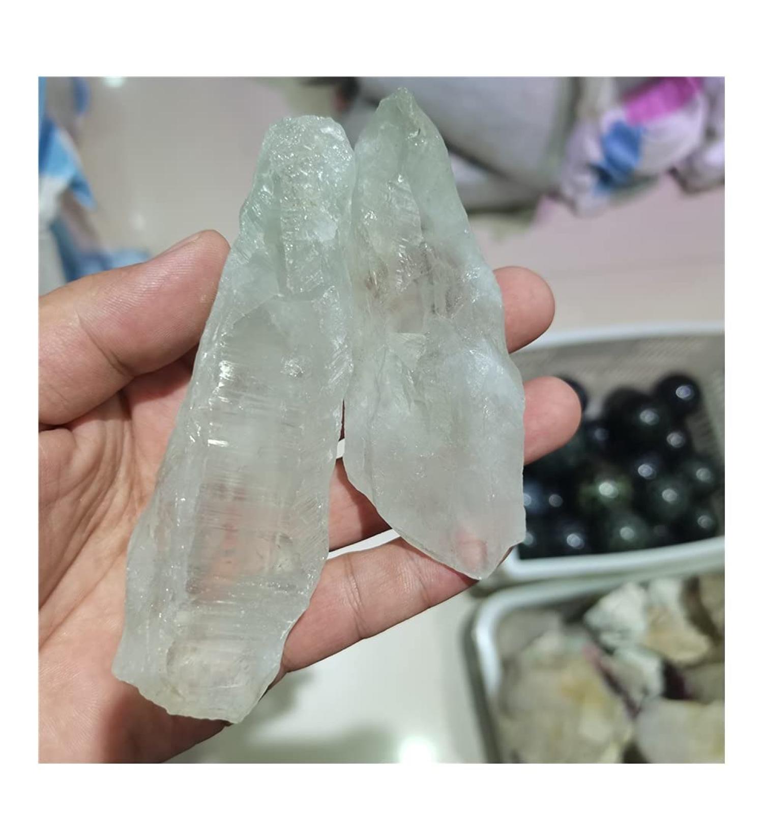 Home Decor Natural Green Backbone Crystal Reiki Specimen Raw Crystals Stone Points Stone Raw Crystals Home Decoration 1PC Soothing Crystal Household ERBDRGAZ (Size : 140-170g) - Buy Online on GoSupps.com