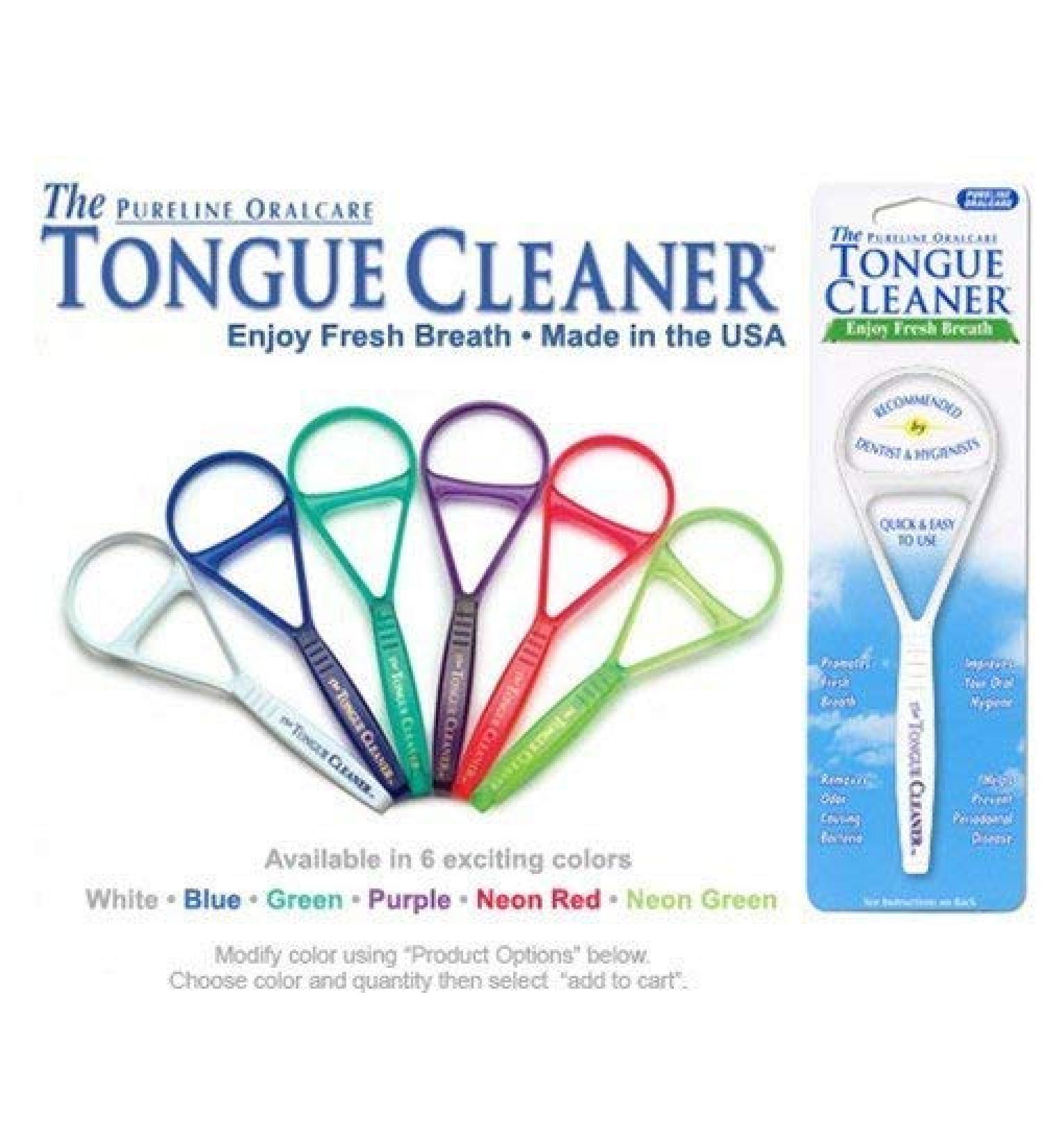 Tongue Cleaner Company Tongue Cleaner Neon ( Multi-Pack)