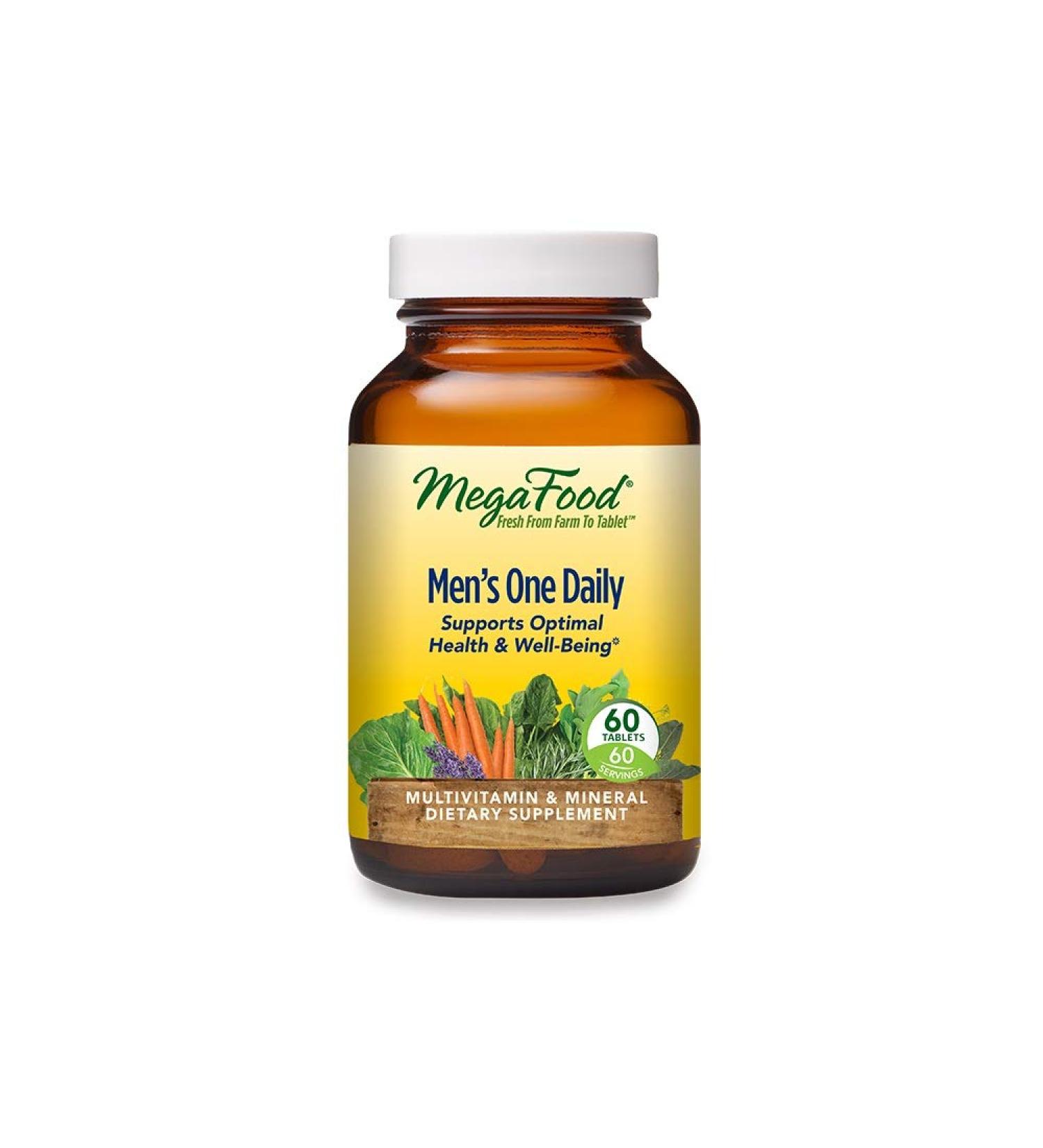 Buy MegaFood Men's One Daily Iron Free - 60 Tablets for Optimal Health - Buy Online on GoSupps.com