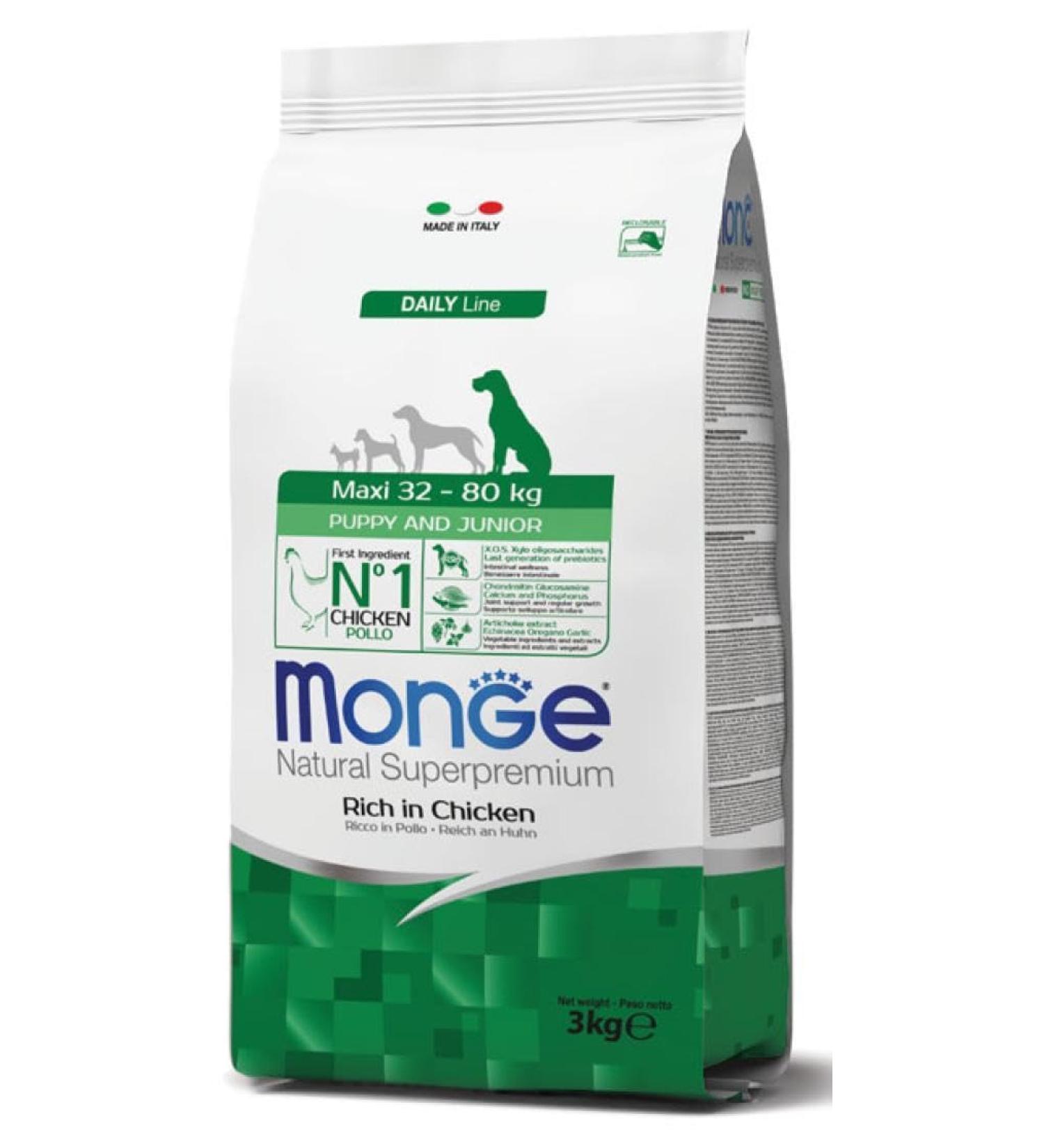 Monge Natural superpremium Maxi Croquettes for adult dogs 12 kg