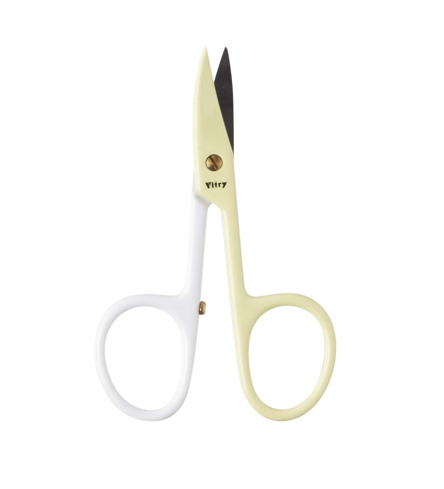 Vitry Stainless Steel Curved Blade Nail Scissors