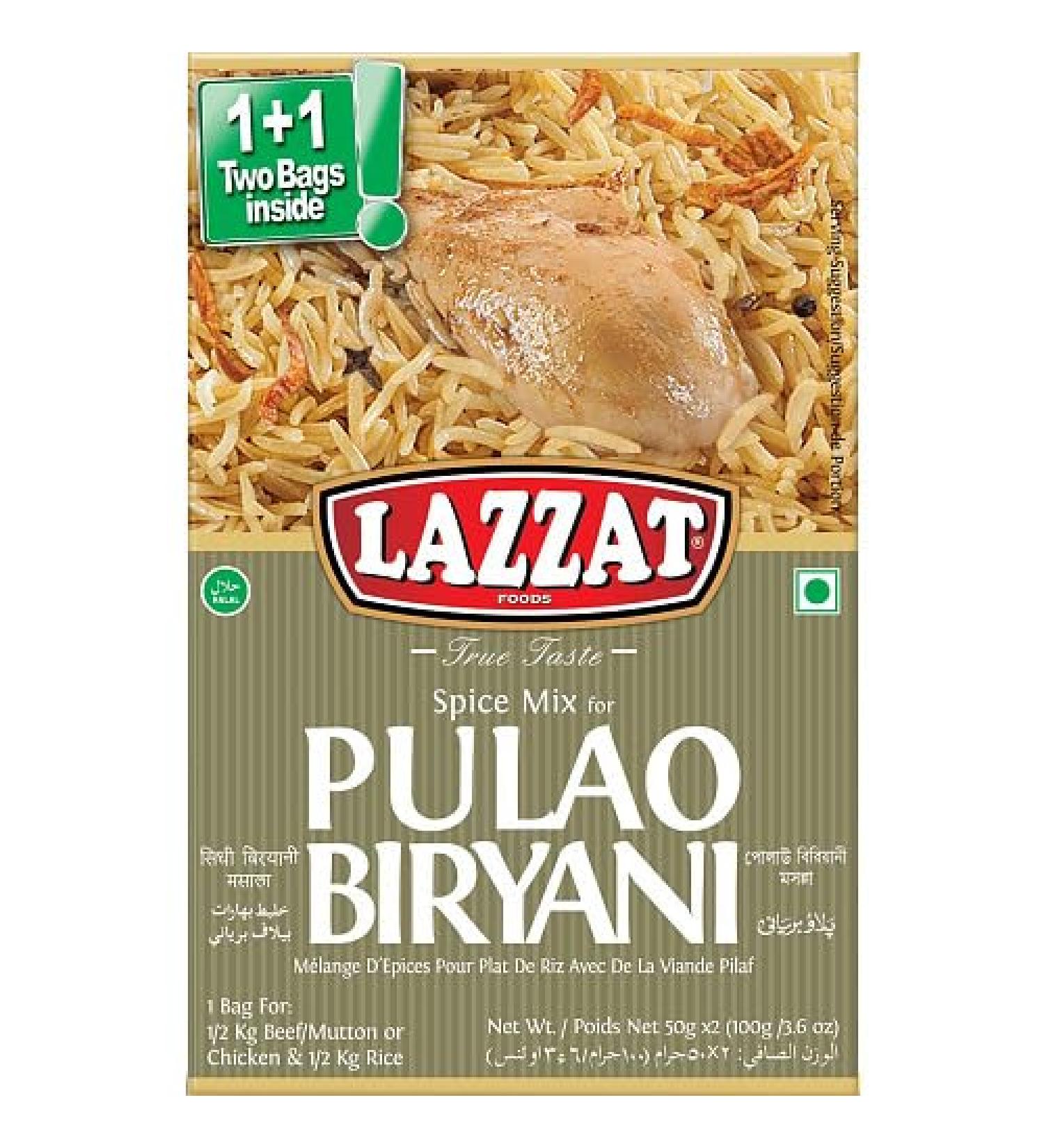 Lazzaat Yakhni Pulao 6x100g - spice mix