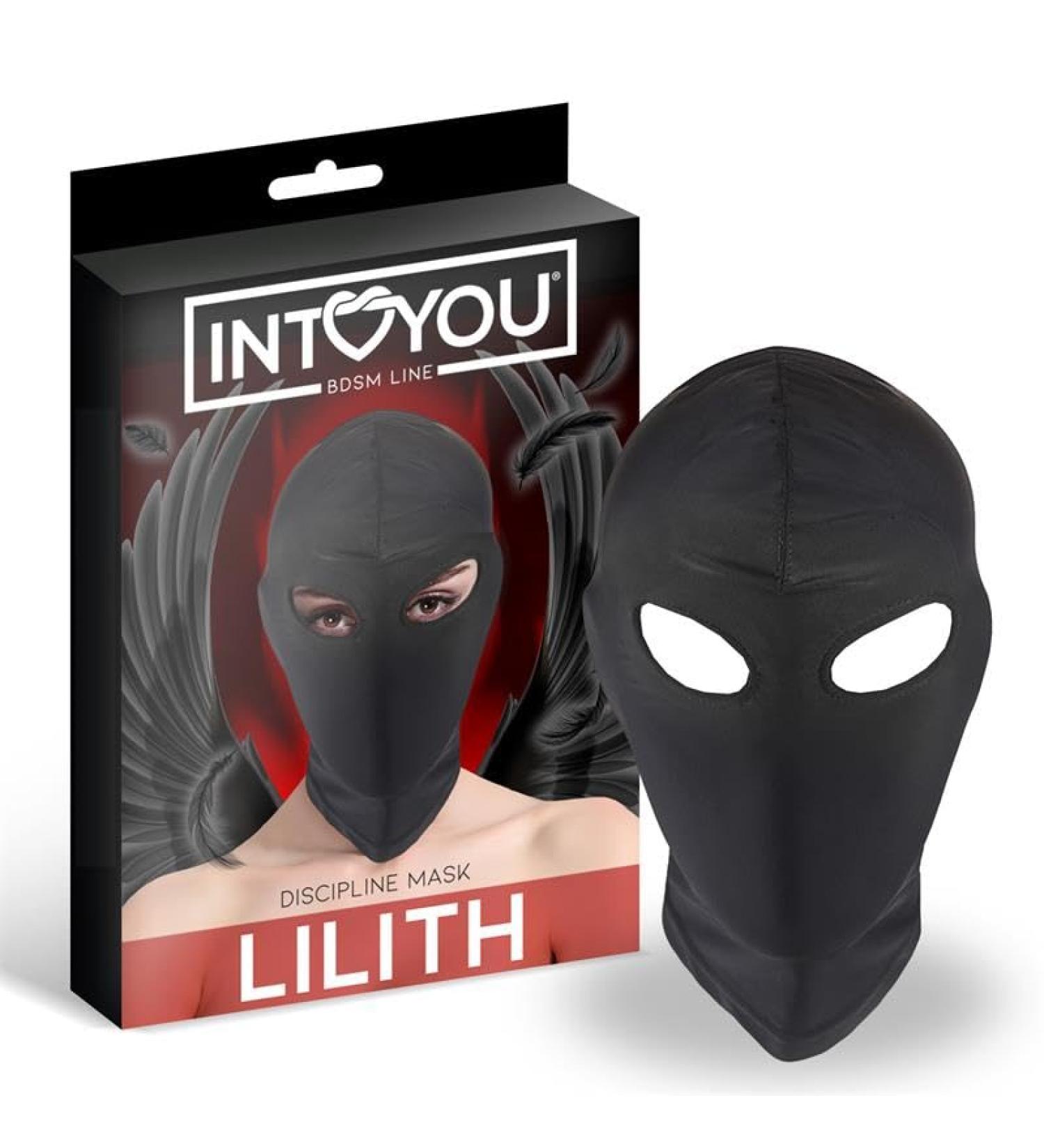 LILITH M SCARA DE INC GNITO CON ABERTURA EN LOS OJOS NEGRO
