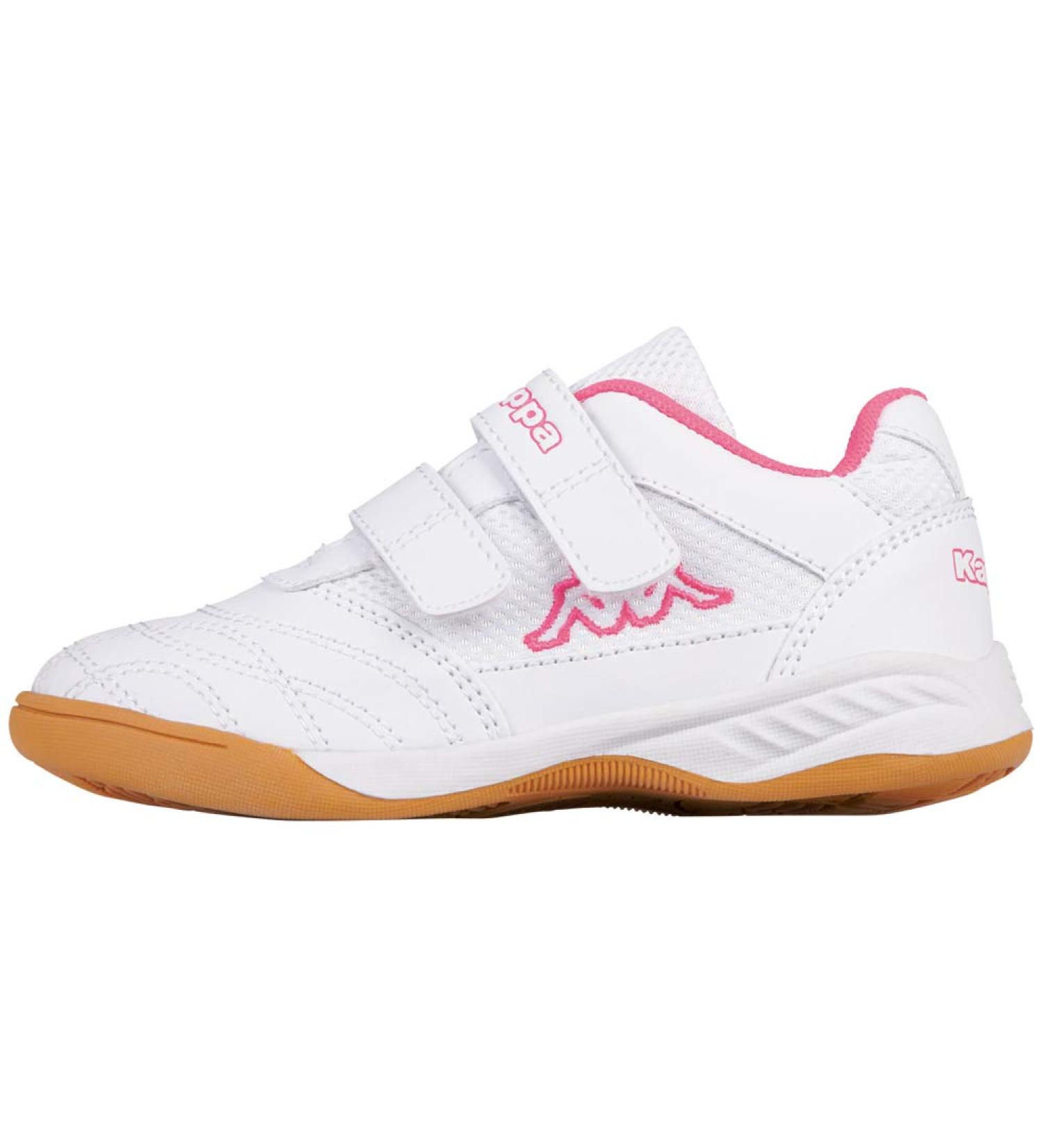 Kappa Unisex Kids Kickoff Sneaker 32 EU - White & Pink | Stylish & Comfortable Footwear for Children - Buy Online on GoSupps.com