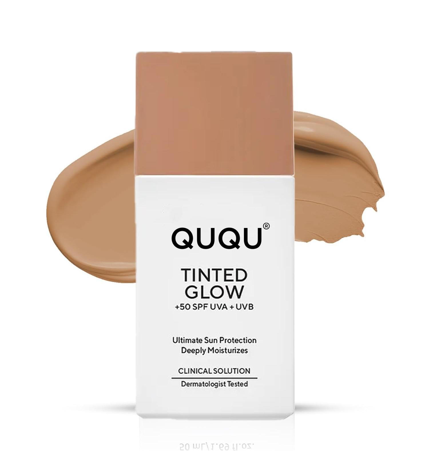 QUQU Daily tinted Sunscreen SPF 50 - Airy-Light tinted mineral Moisturizer with Zinc Oxide Broad Spectrum SPF 50 Protection Lightweight Makeup Finish Hydrating Skin Care FSA-Friendly Size #210 - Buy Online on GoSupps.com
