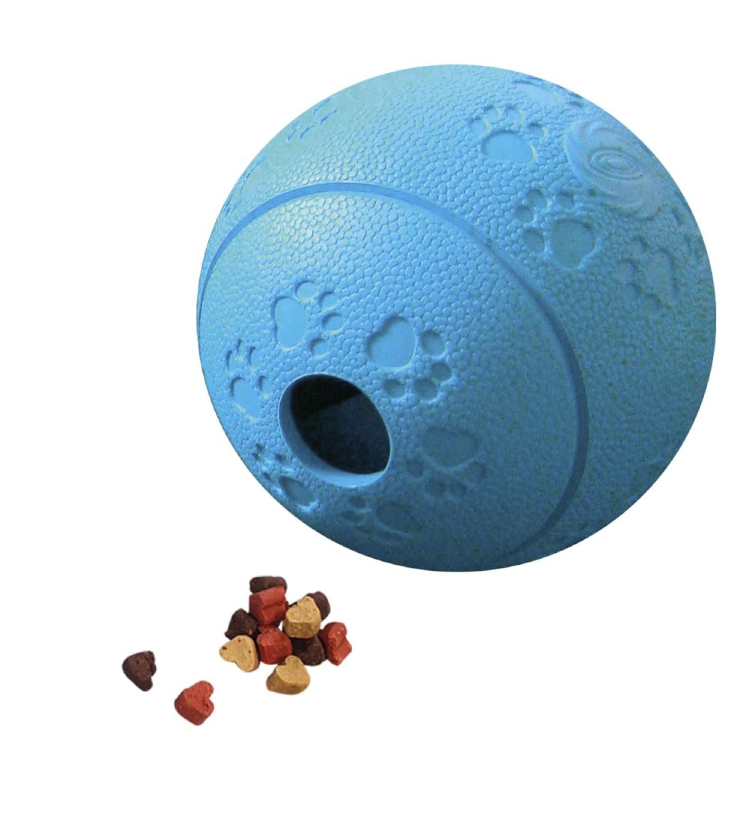 Nobby full rubber snack ball blue 11 cm
