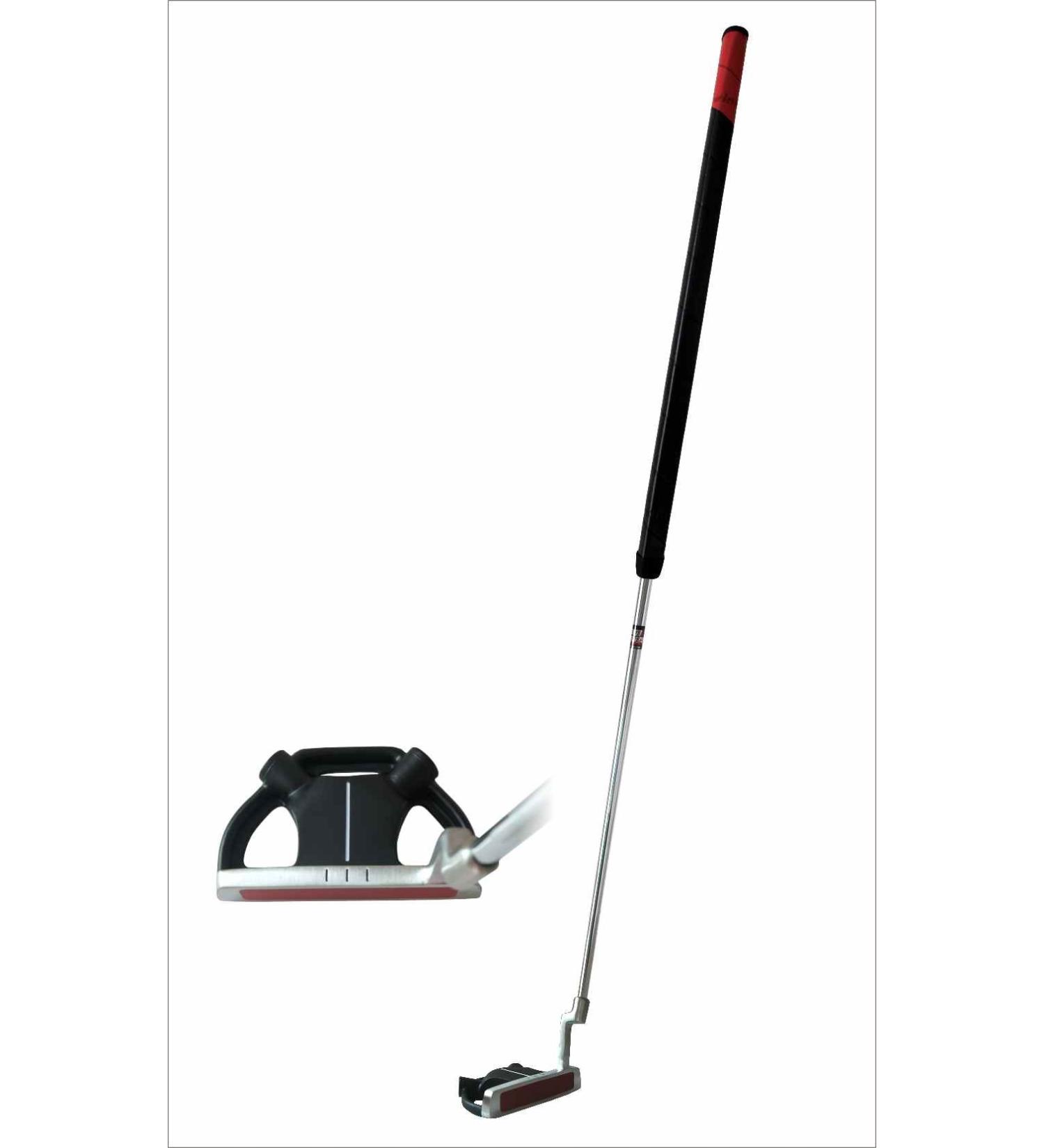 Precise SP-009 Stainless Belly Putter with Winn Grip and Bonus Headcover Right 42 Inches