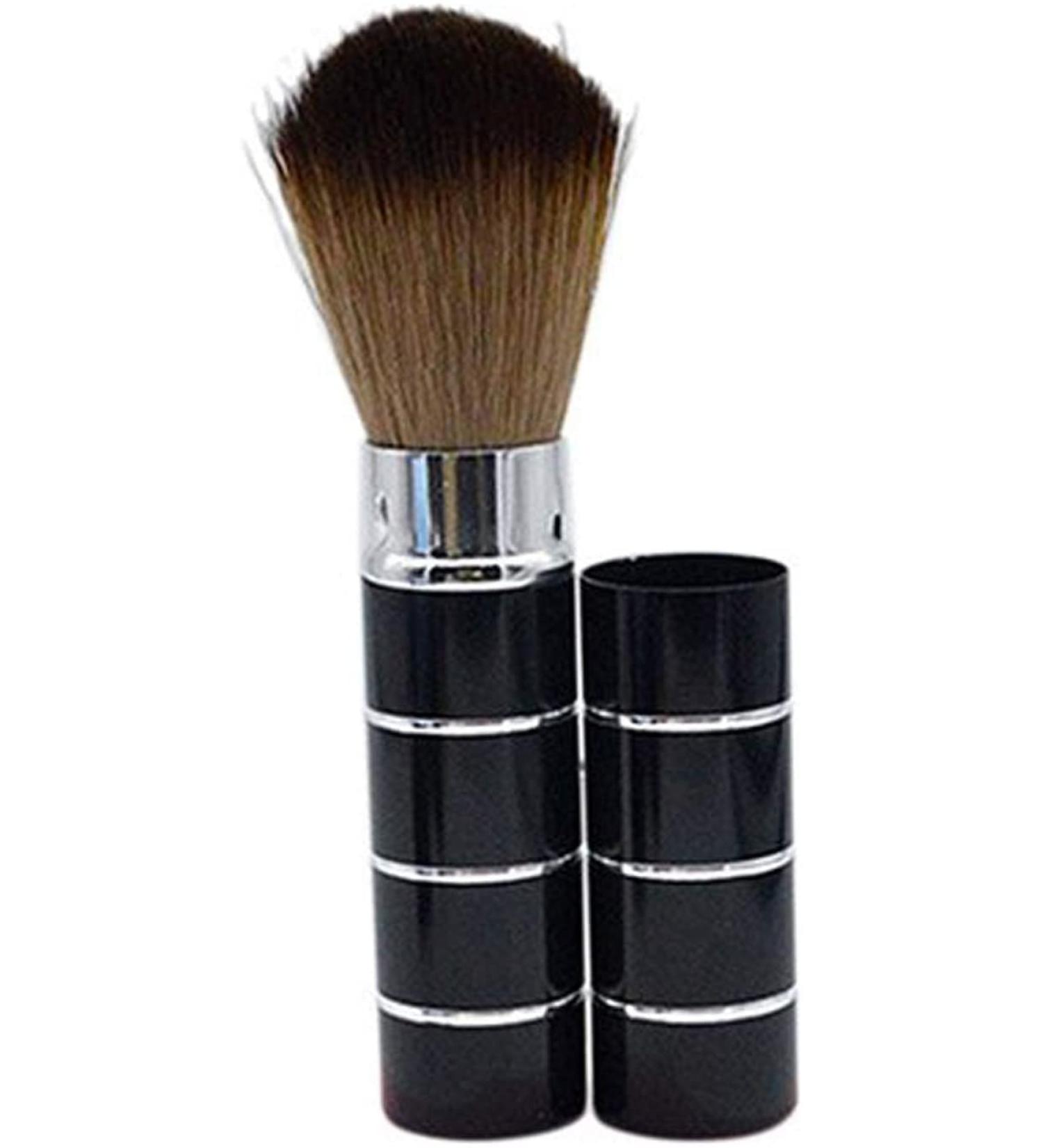 Portable Retractable Handle Makeup Blush Brushes Kabuki Brush Soft Face Mineral Powder Foundation Blush Brush Cosmetics Travel Cosmetic Tool Black Durable and Nice - Buy Online on GoSupps.com