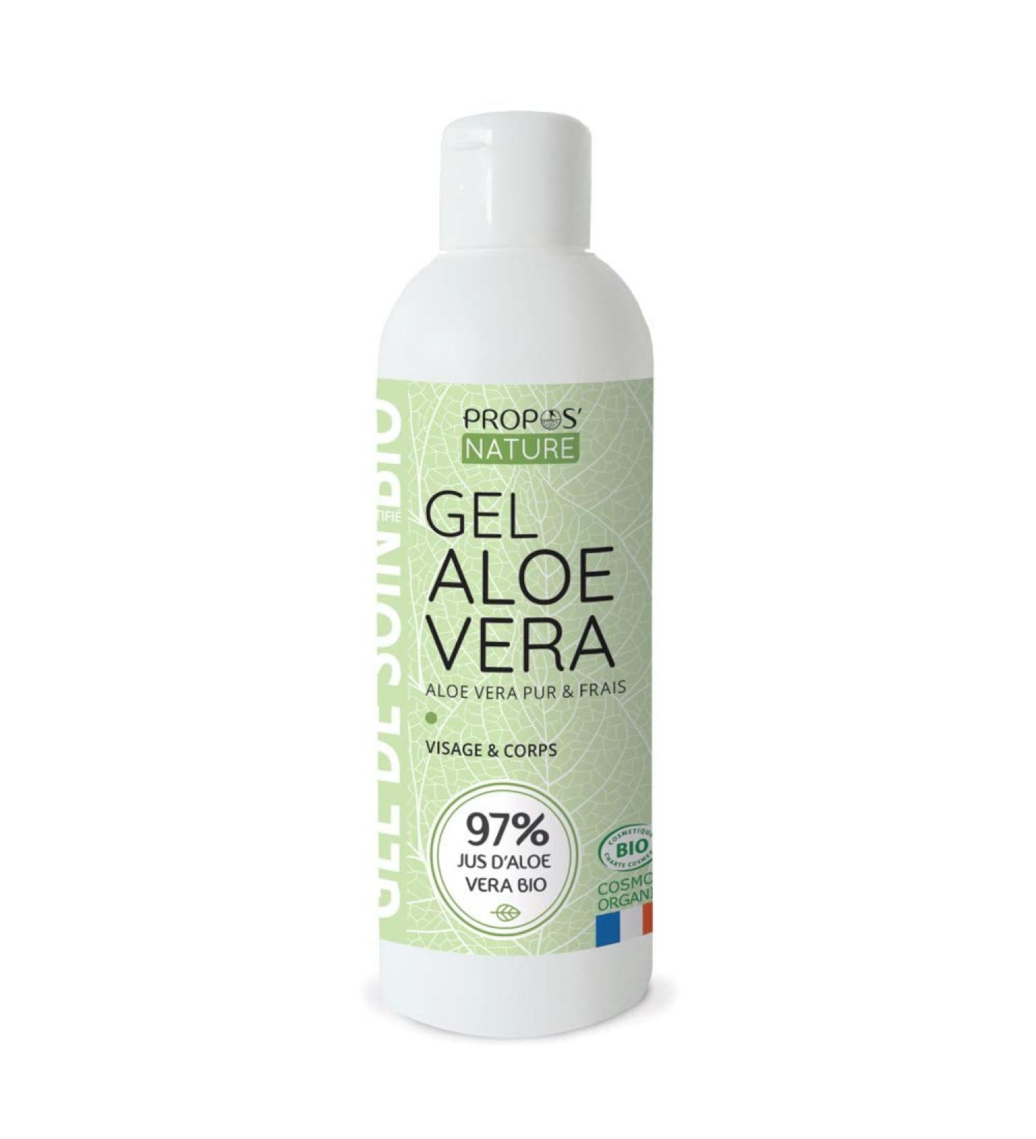 Propos'Nature Organic Aloe Vera Gel 97% Fresh Fillet Juice 200 ml - Buy Online on GoSupps.com