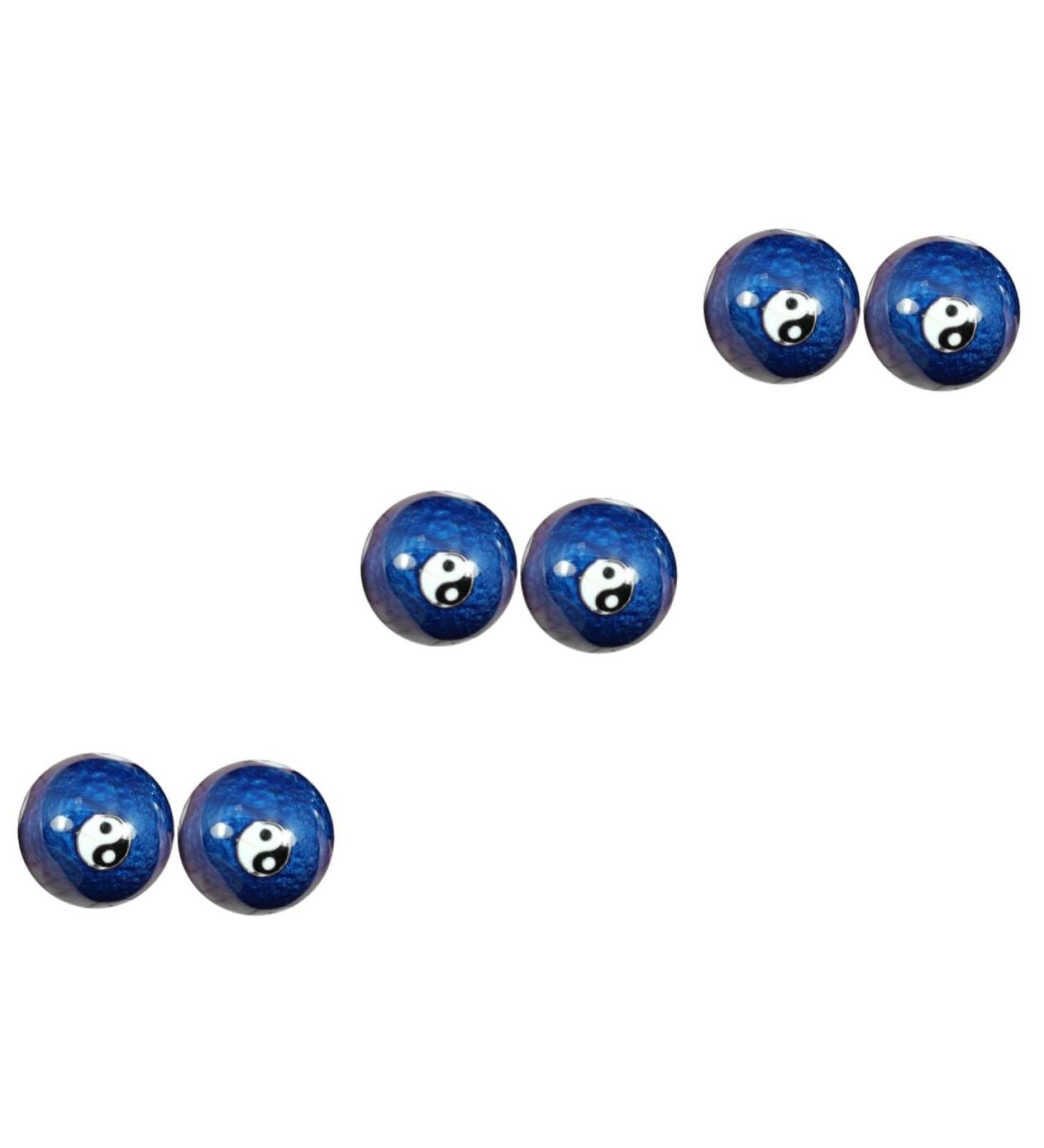 Lurrose 3 Sets Vintage Baoding Balls - Sound Therapy Gymnastics & Fitness Health Balls - Ceramic Hand Training Bells for International Shipping - Buy Online on GoSupps.com