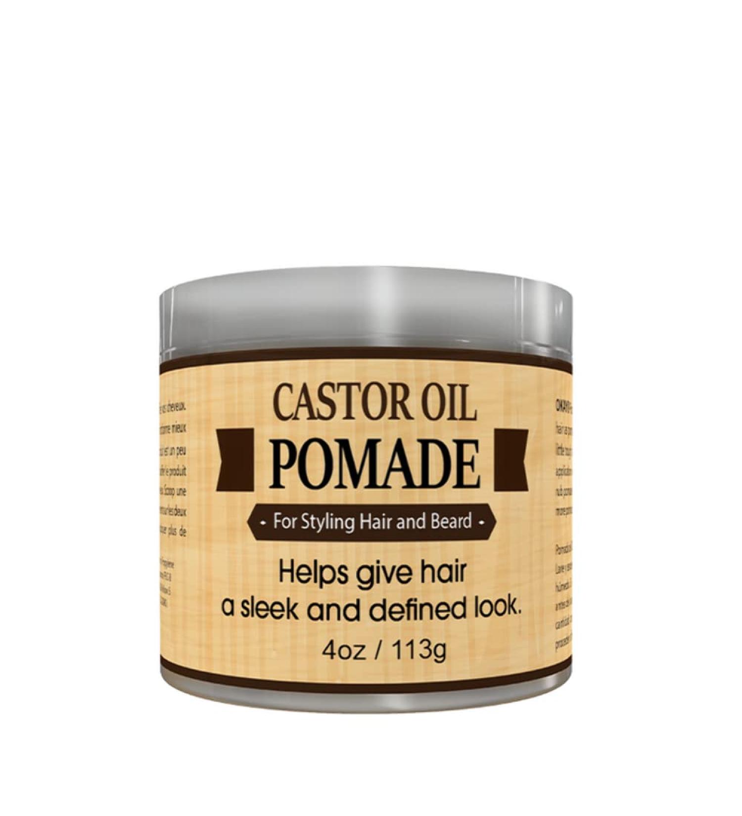 OKAY-MEN Castor Oil Beard and Hair Pomade 4oz - Natural Grooming Solution for Men - Buy Online on GoSupps.com
