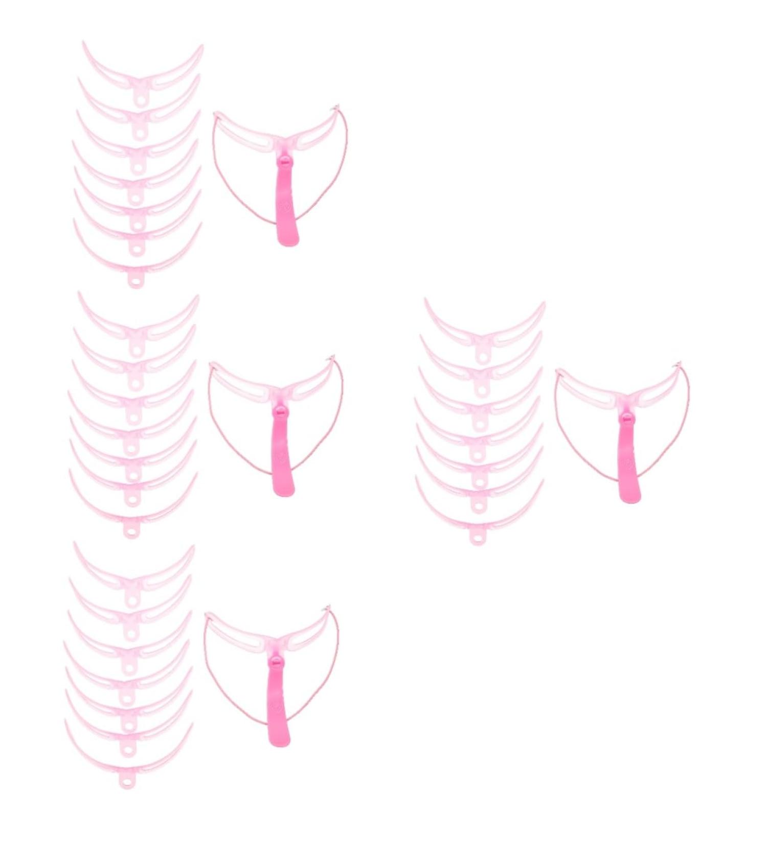 Balacoo 12 Sets Eyebrow Aid Specialty Tools Eye Wear-resistant Eyebrow Stencil Supplies Modify 1 count (Pack of 1) Pinkx4pcs - Buy Online on GoSupps.com