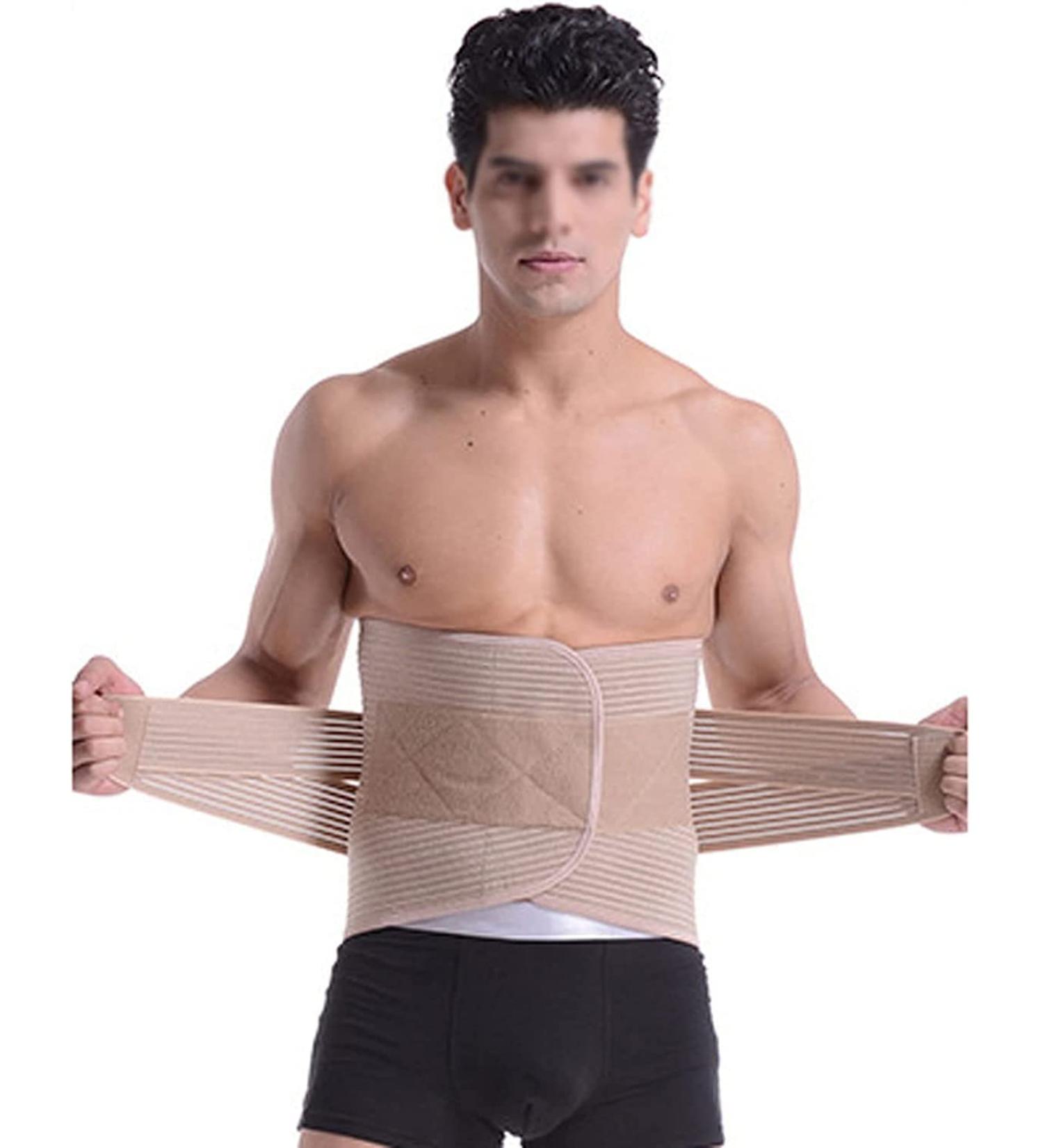 Buy Lumbar Support Belt 33cm - Full Back Brace for Pain Relief | Breathable Waist Support for Men & Women | Posture Correction - X-Large Size - Buy Online on GoSupps.com