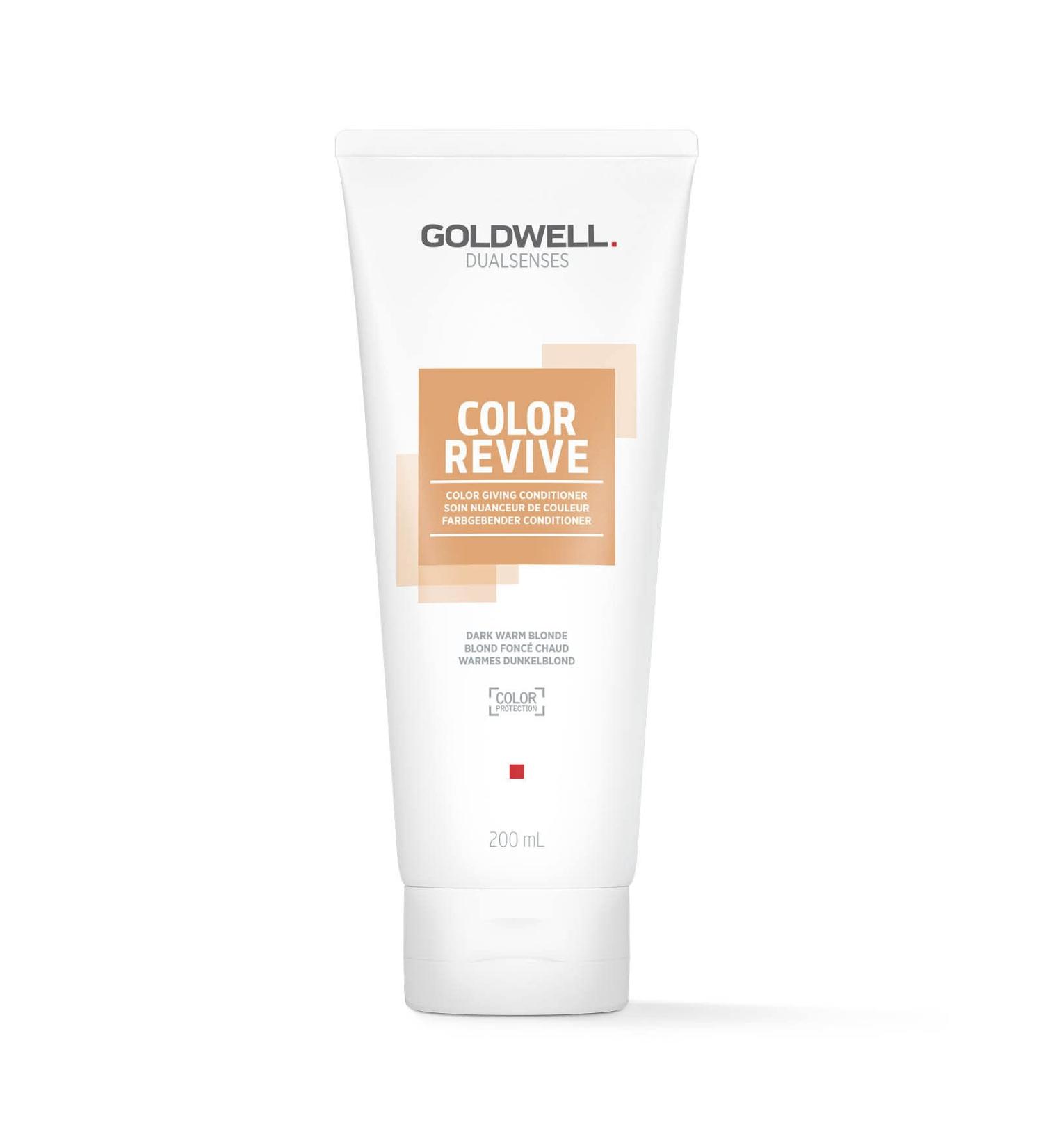 Goldwell Dualsenses Color Revive Conditioner for Warm Dark Blonde - 200 ml | Best for All Blonde Tones - International Shipping Available - Buy Online on GoSupps.com